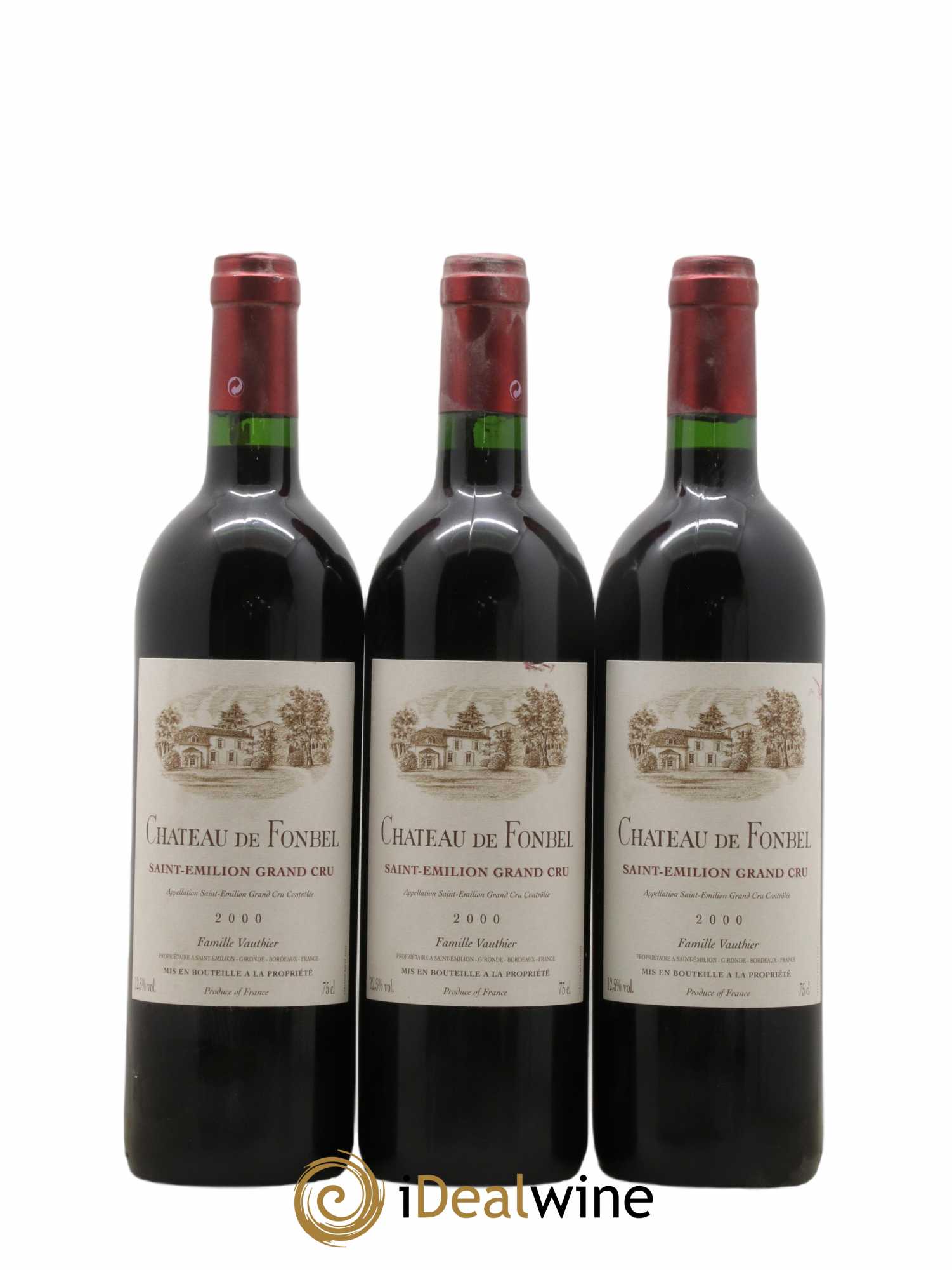 Château de Fonbel (sans prix de réserve) 2000 - Lot de 3 bouteilles - 0