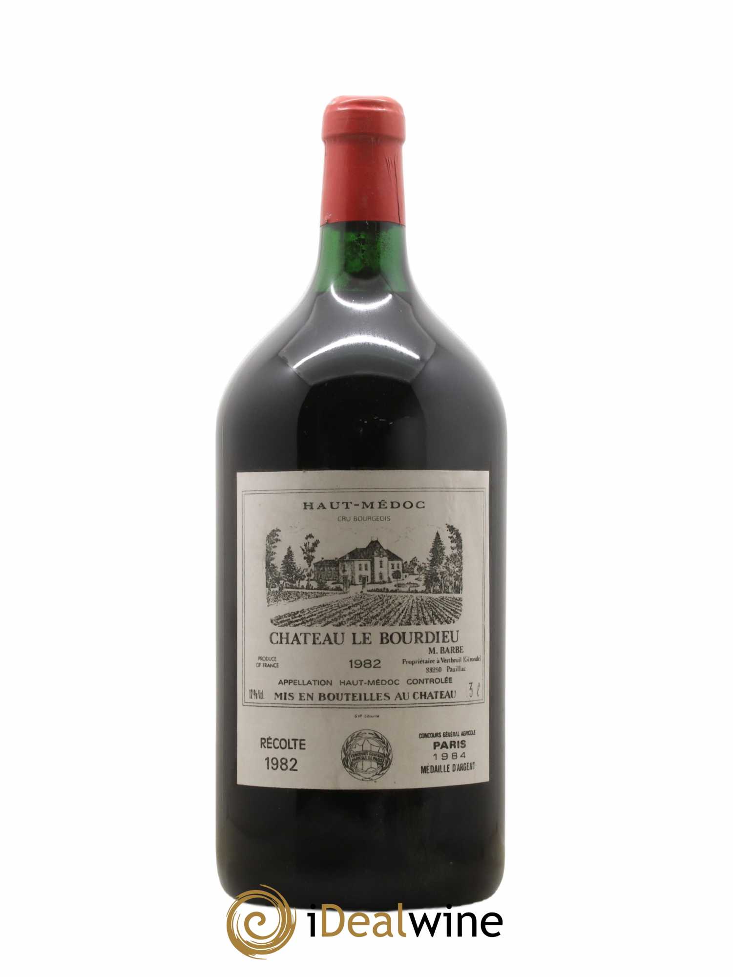 Château le Bourdieu Cru Bourgeois 1982 - Lot de 1 double magnum - 0