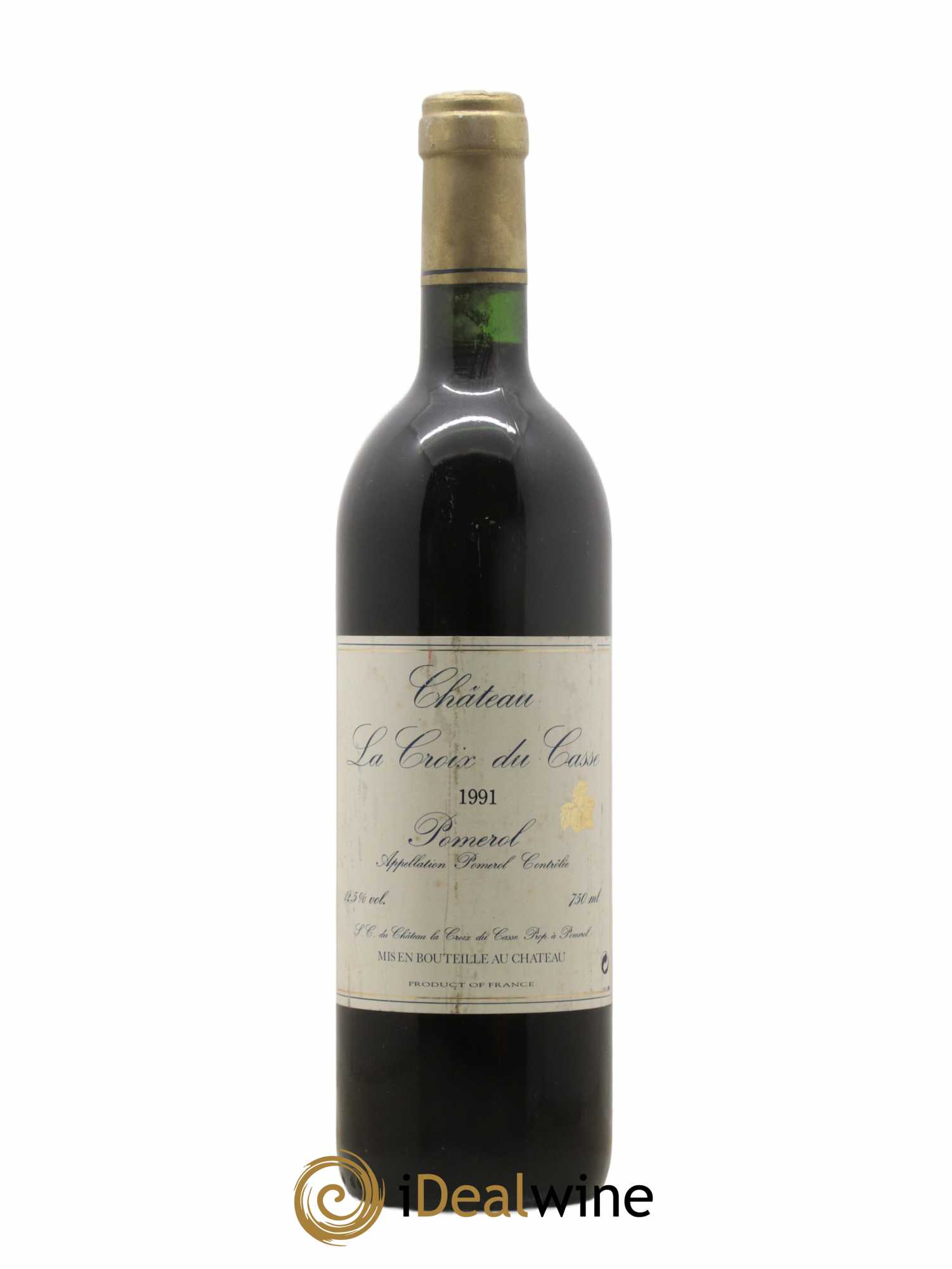 Château la Croix du Casse 1991 - Lot de 1 bouteille - 0