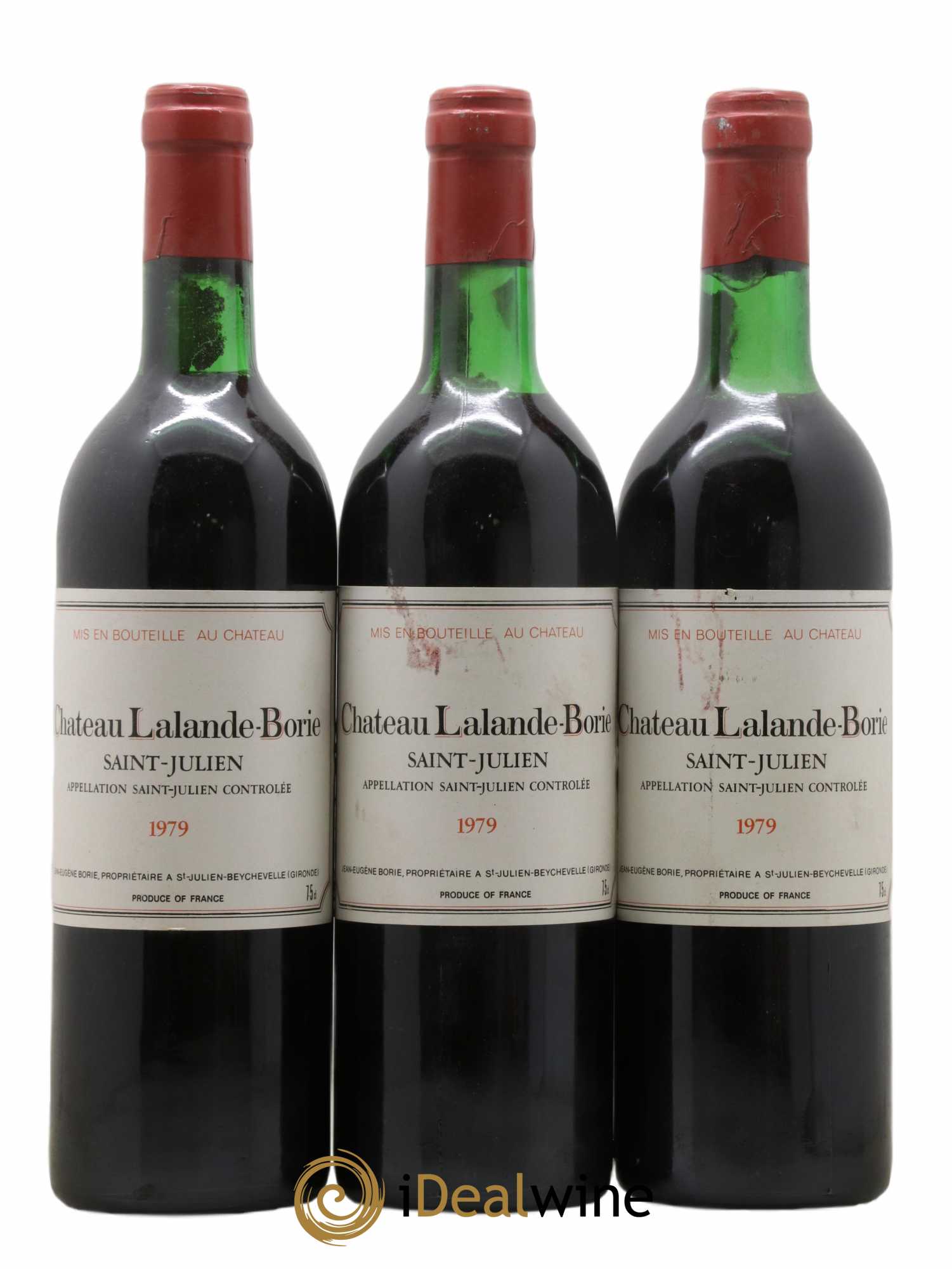 Château Lalande Borie (sans prix de réserve) 1979 - Lot de 3 bouteilles - 0