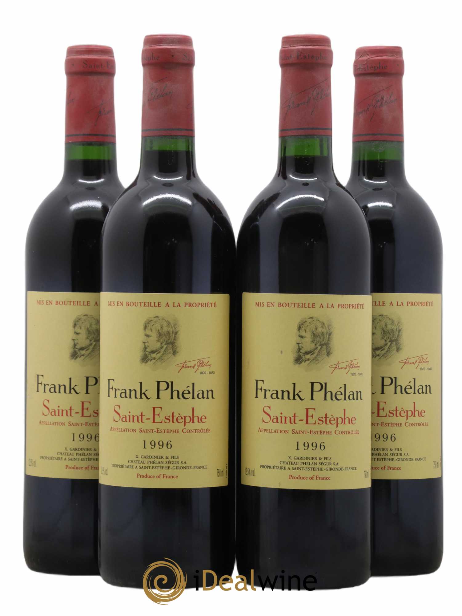 Frank Phélan Second Vin 1996 - Lot de 4 bouteilles - 0