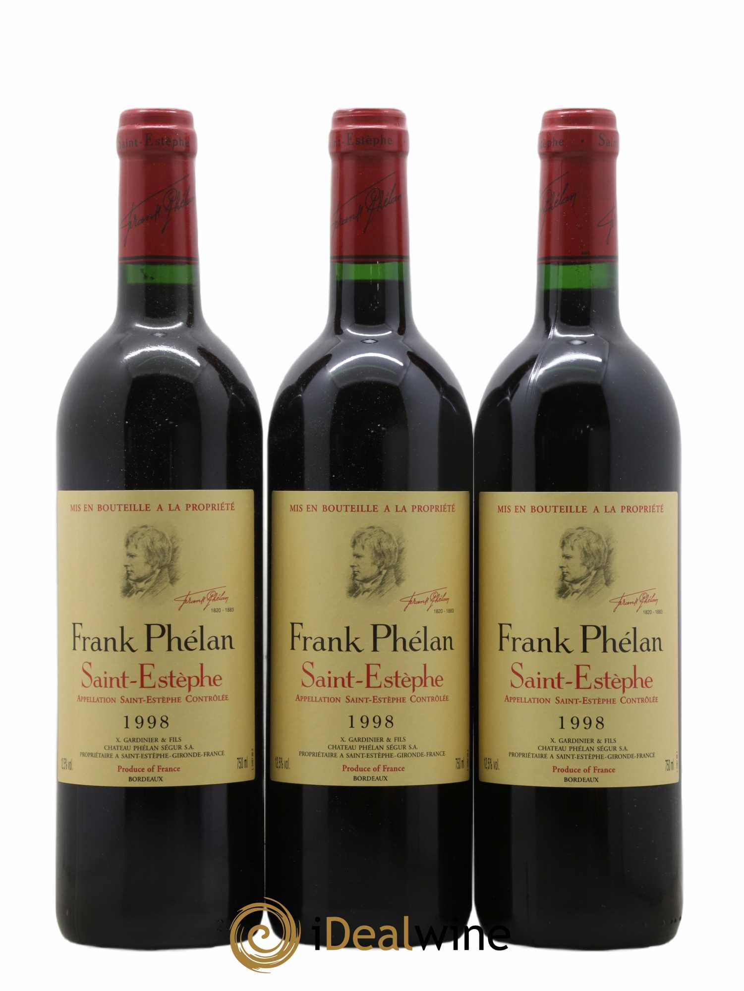 Frank Phélan Second Vin (sans prix de réserve) 1998 - Lot de 12 bouteilles - 3