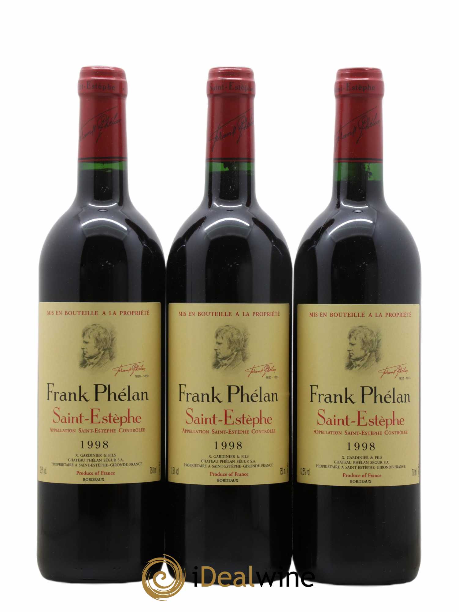 Frank Phélan Second Vin (sans prix de réserve) 1998 - Lot de 12 bouteilles - 4