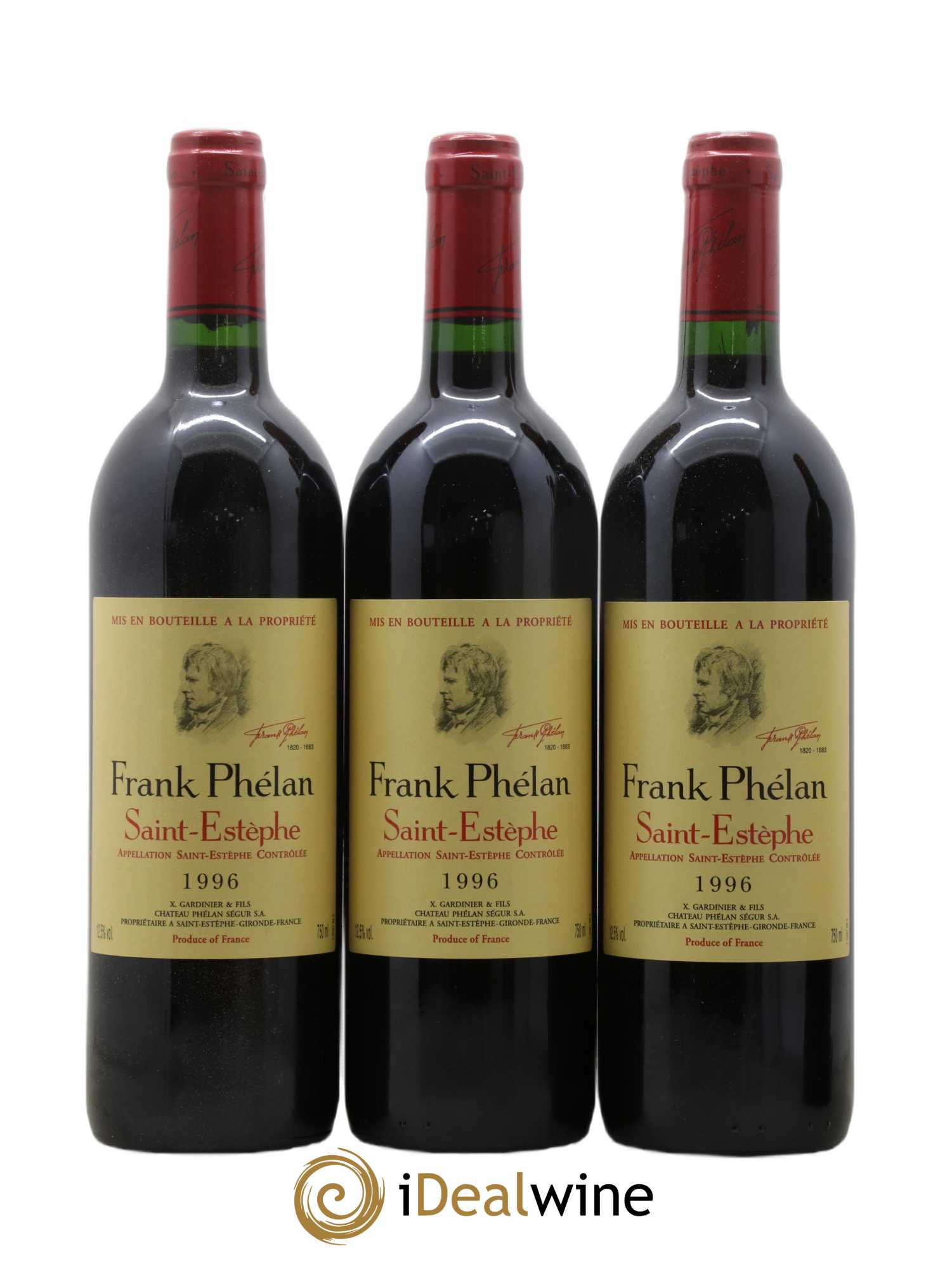 Frank Phélan Second Vin 1996 - Lot de 12 bouteilles - 1