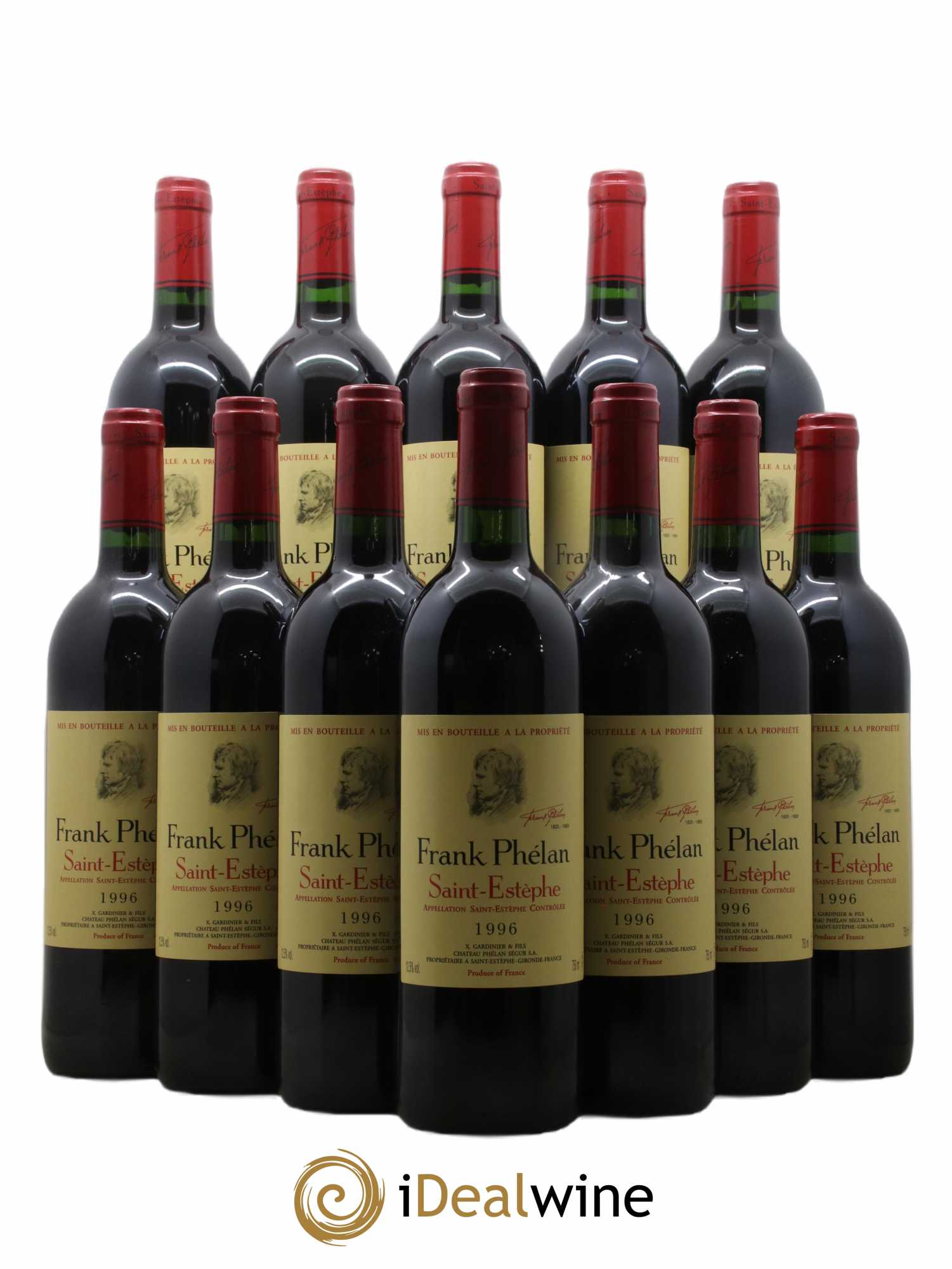 Frank Phélan Second Vin 1996 - Lot de 12 bouteilles - 0
