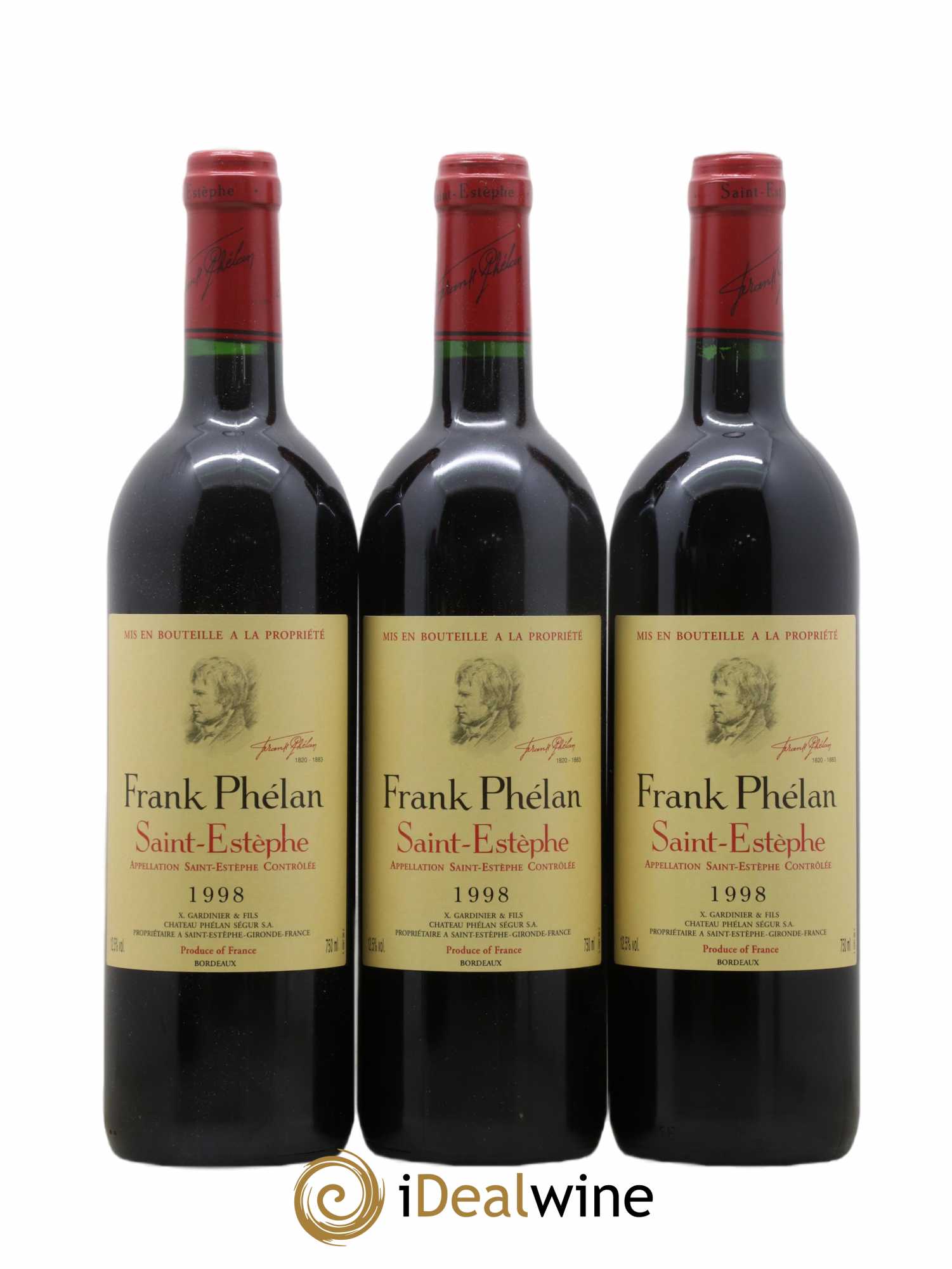 Frank Phélan Second Vin (sans prix de réserve) 1998 - Lot de 12 bouteilles - 2