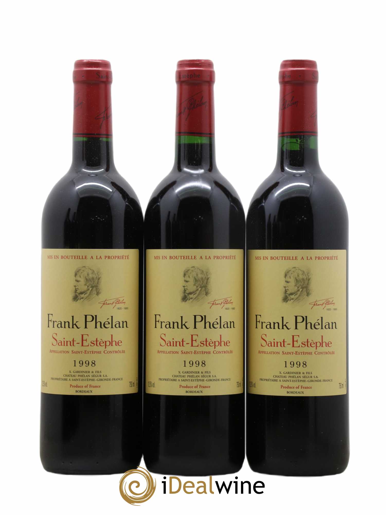 Frank Phélan Second Vin (sans prix de réserve) 1998 - Lot de 12 bouteilles - 3