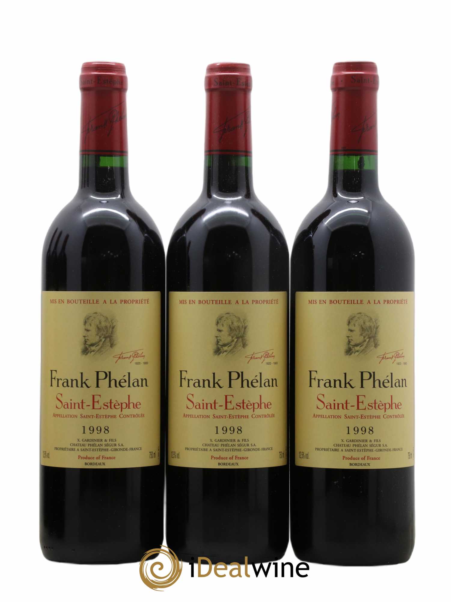 Frank Phélan Second Vin (sans prix de réserve) 1998 - Lot de 12 bouteilles - 4