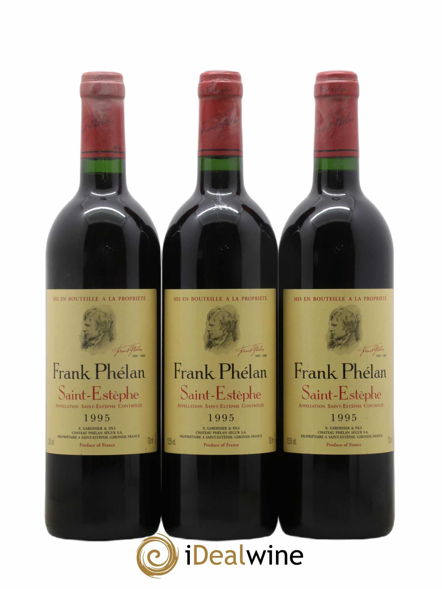 Frank Phélan Second Vin (sans prix de réserve) 1995 - Lot de 6 bouteilles - 1