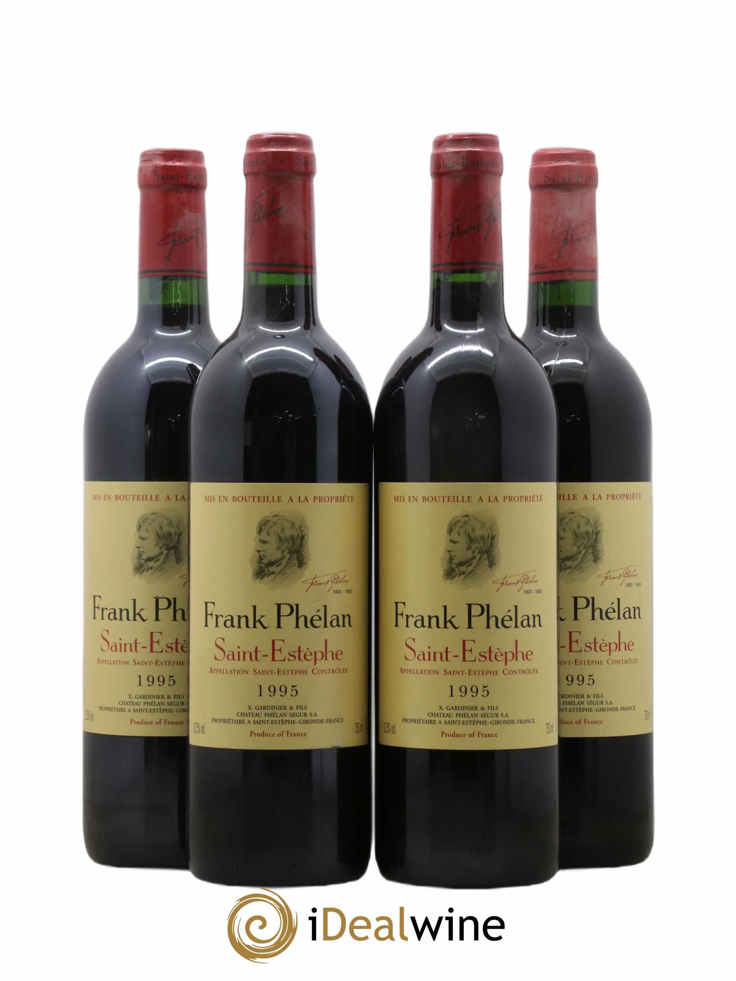 Frank Phélan Second Vin 1995 - Lot de 4 bouteilles - 0