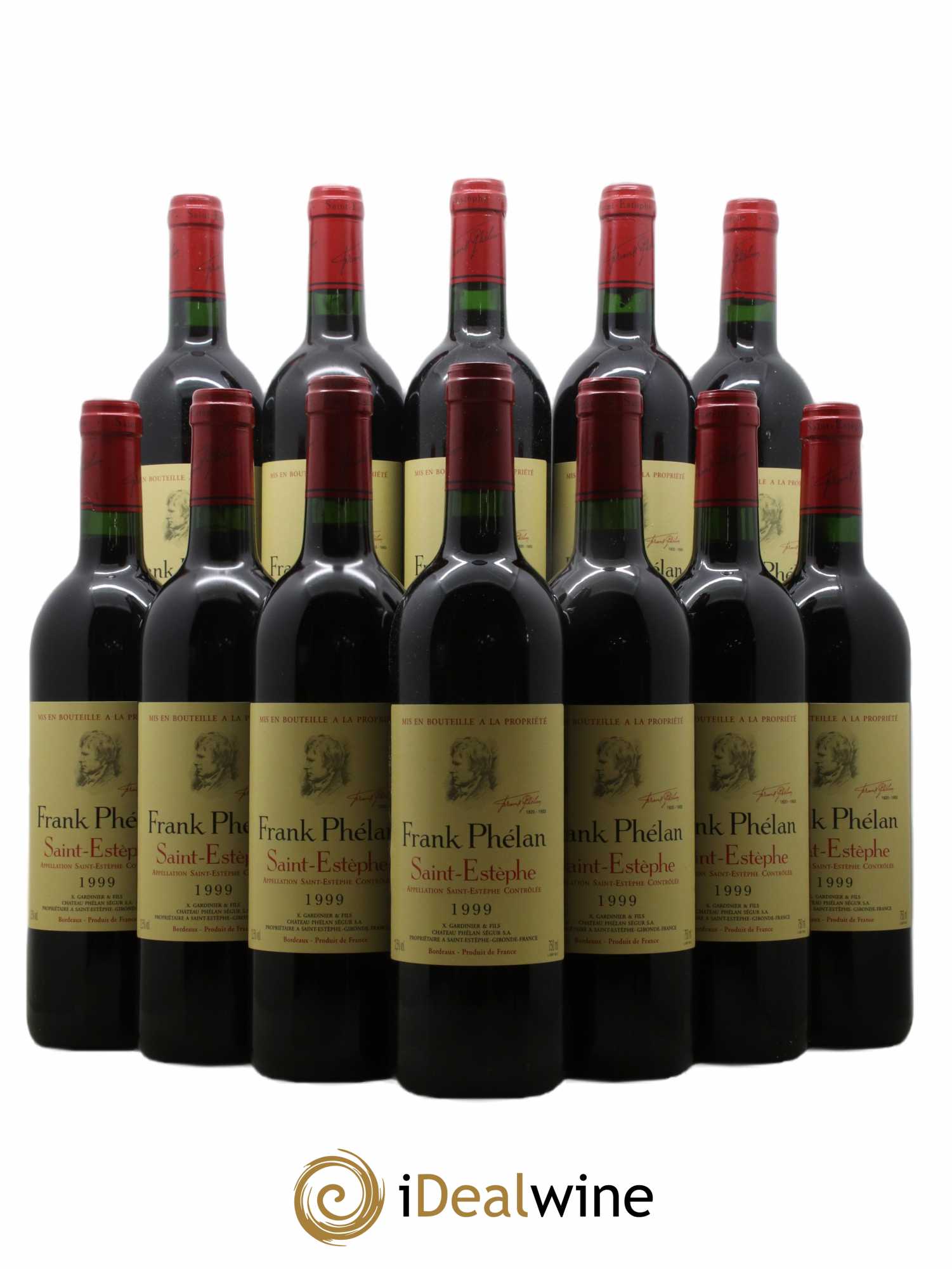 Frank Phélan Second Vin (sans prix de réserve) 1999 - Lot de 12 bouteilles - 0
