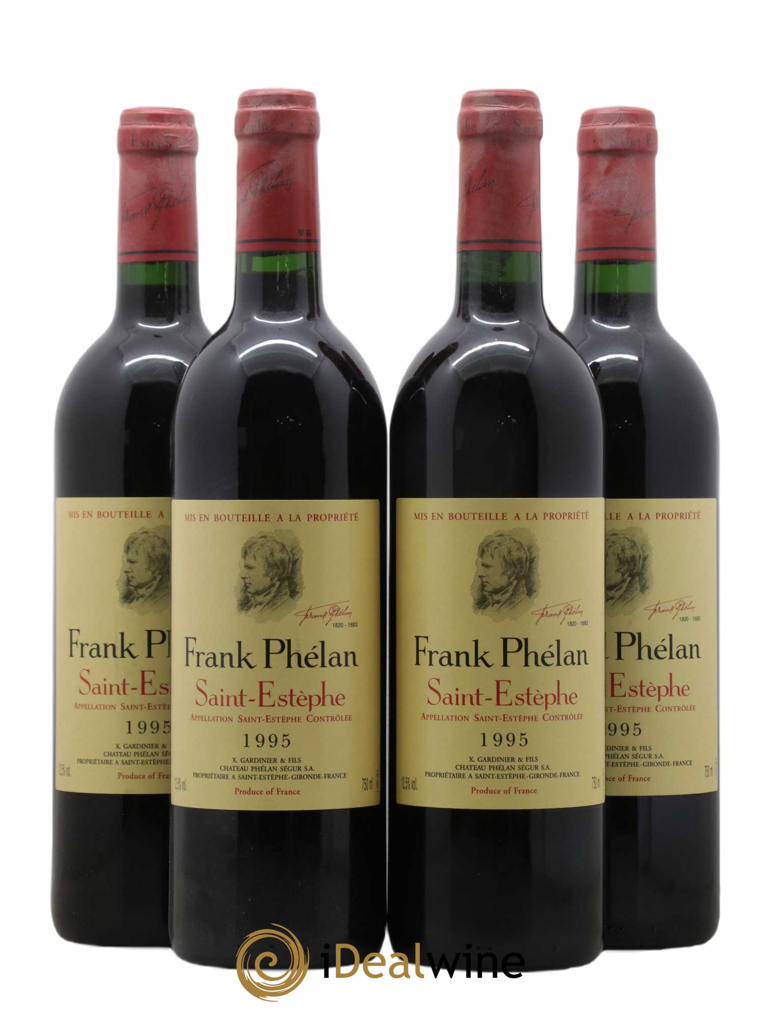 Frank Phélan Second Vin (sans prix de réserve) 1995 - Lot de 4 bouteilles - 0