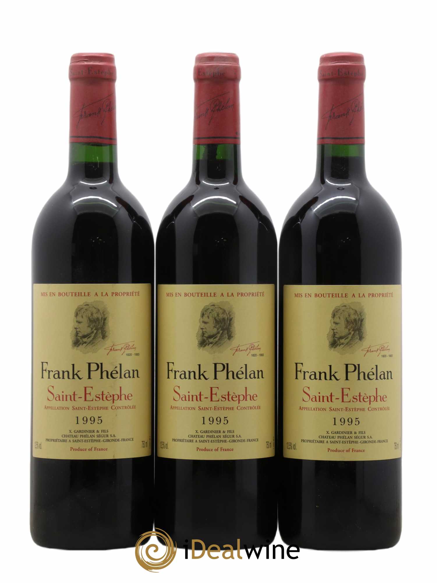 Frank Phélan Second Vin 1995 - Lot de 3 bouteilles - 0