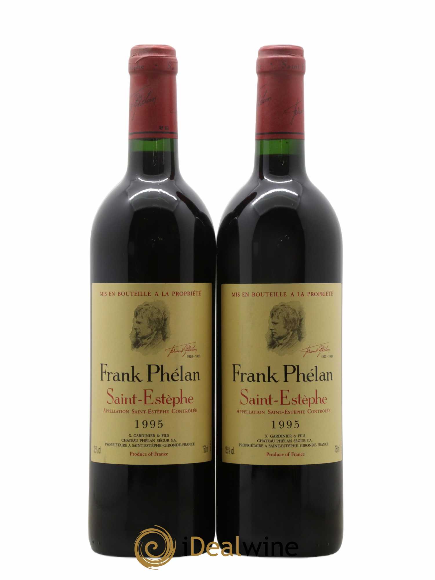 Frank Phélan Second Vin (sans prix de réserve) 1995 - Lot de 2 bouteilles - 0