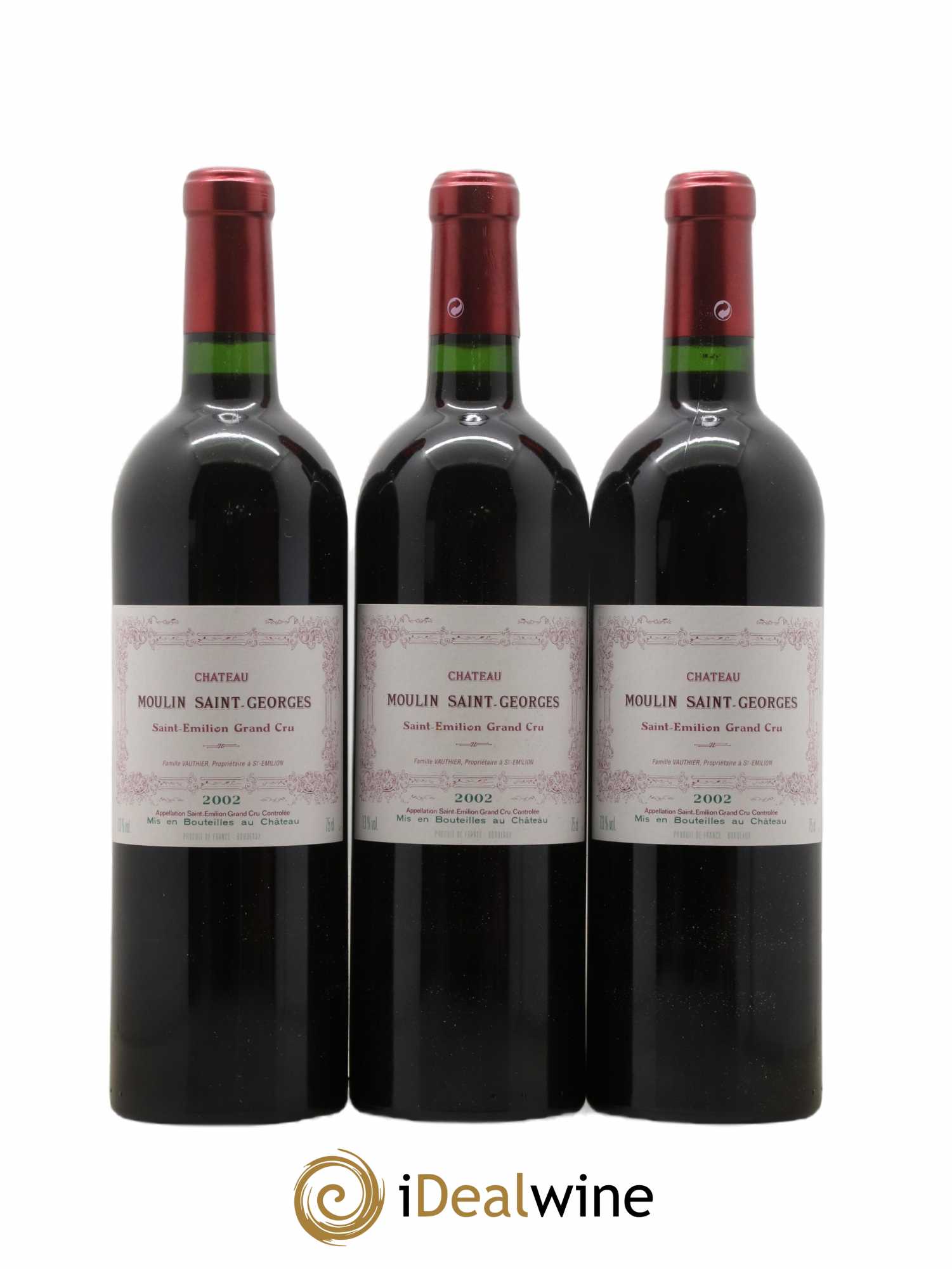 Château Moulin Saint Georges 2002 - Lot de 12 bouteilles - 2
