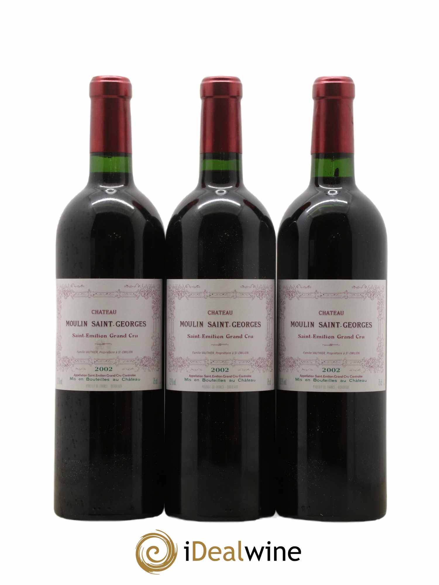 Château Moulin Saint Georges 2002 - Lot de 12 bouteilles - 3