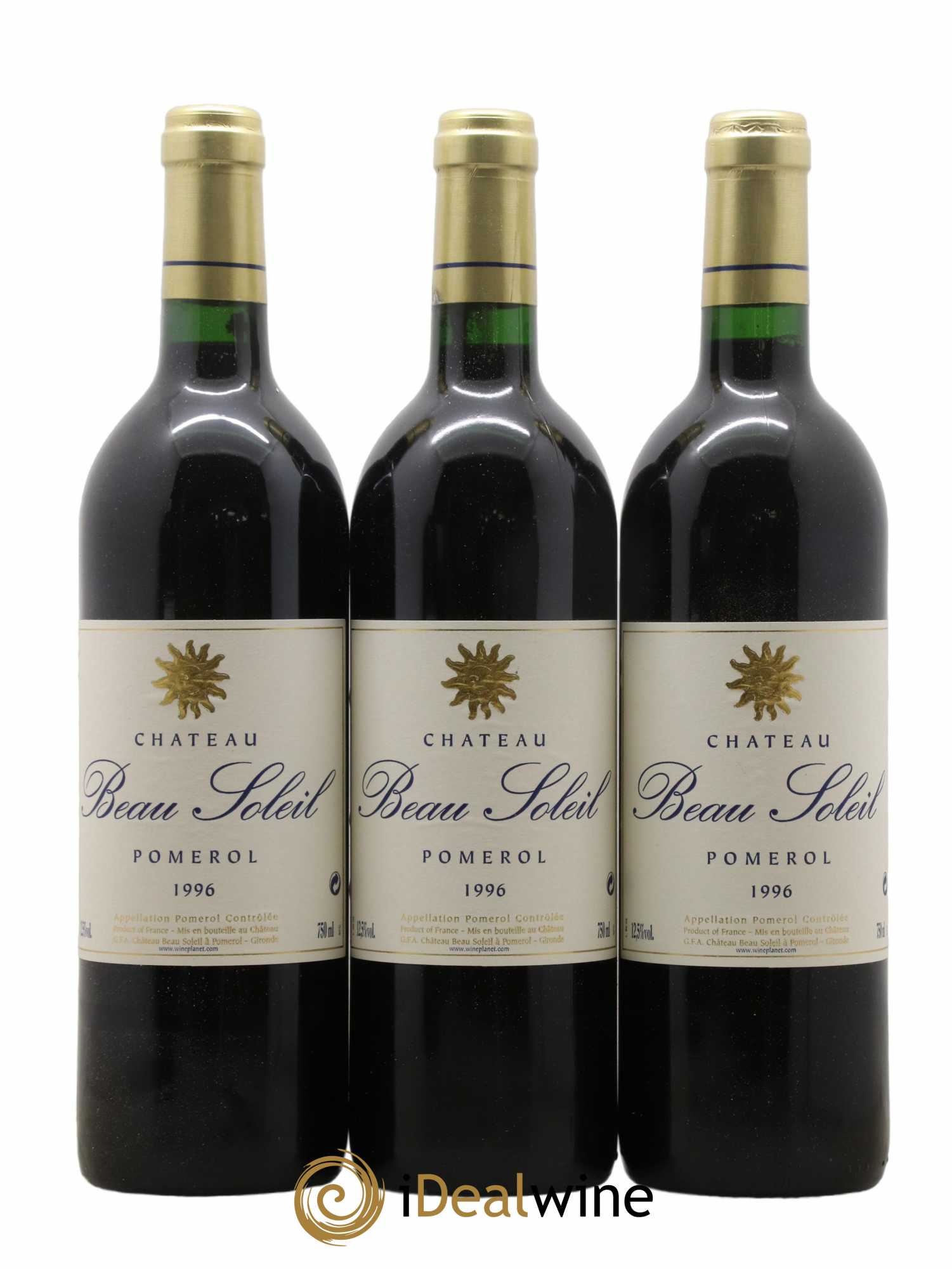 Château Beau Soleil  (ohne Mindestpreis) 1996 - Posten von 12 Flaschen - 1