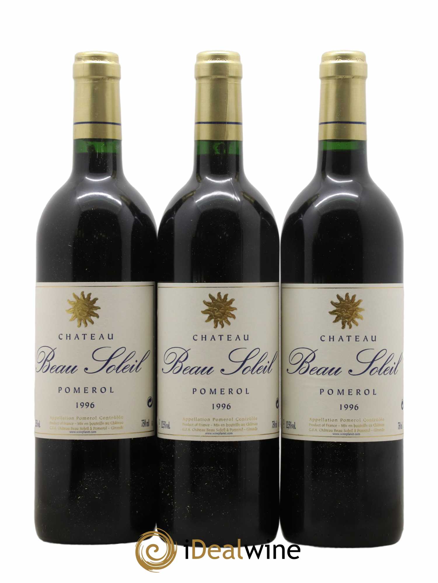 Château Beau Soleil  (ohne Mindestpreis) 1996 - Posten von 12 Flaschen - 3