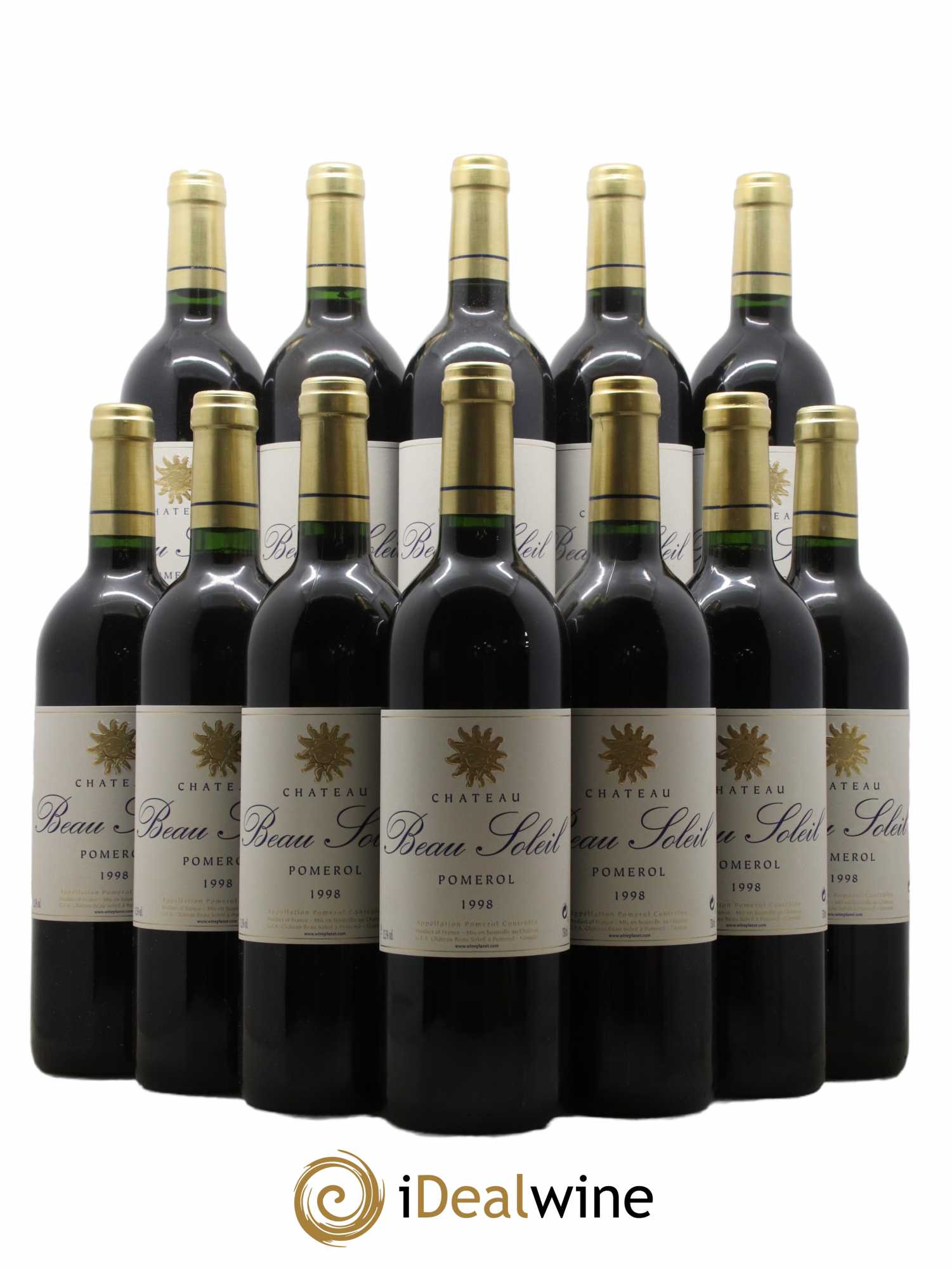 Château Beau Soleil (sans prix de réserve) 1998 - Lot de 12 bouteilles - 0