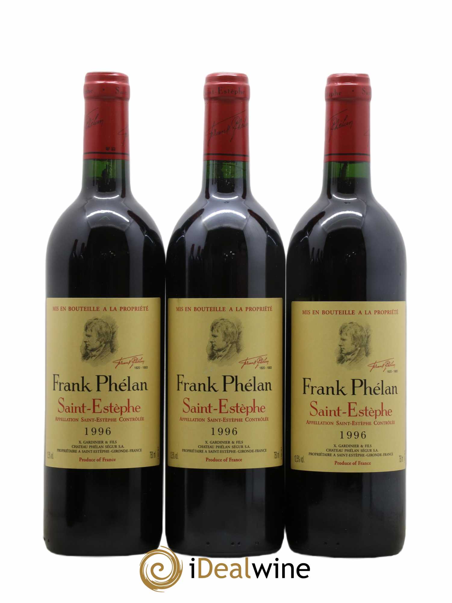 Frank Phélan Second Vin (sans prix de réserve) 1996 - Lot de 12 bouteilles - 3