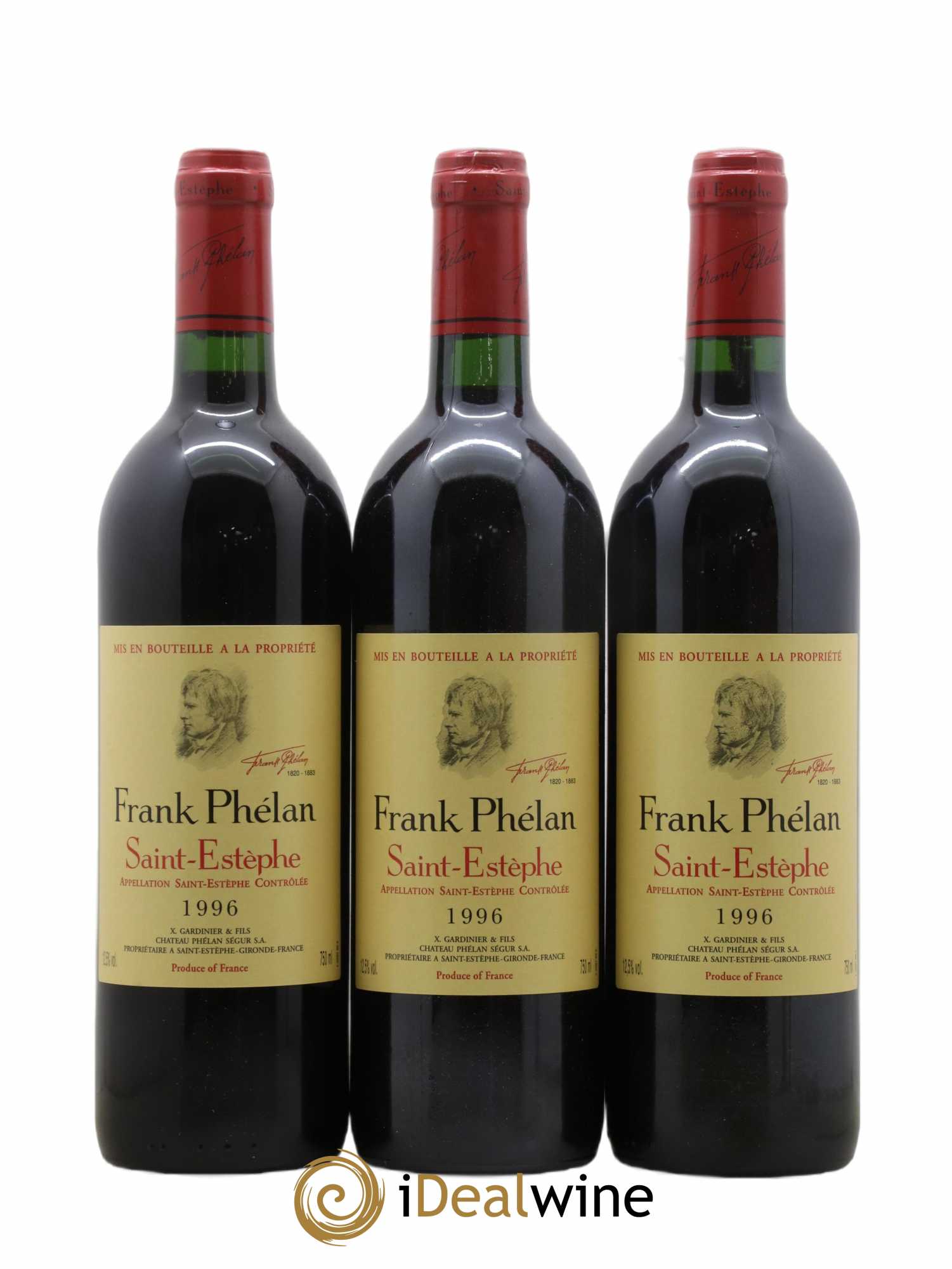 Frank Phélan Second Vin (sans prix de réserve) 1996 - Lot de 12 bouteilles - 4