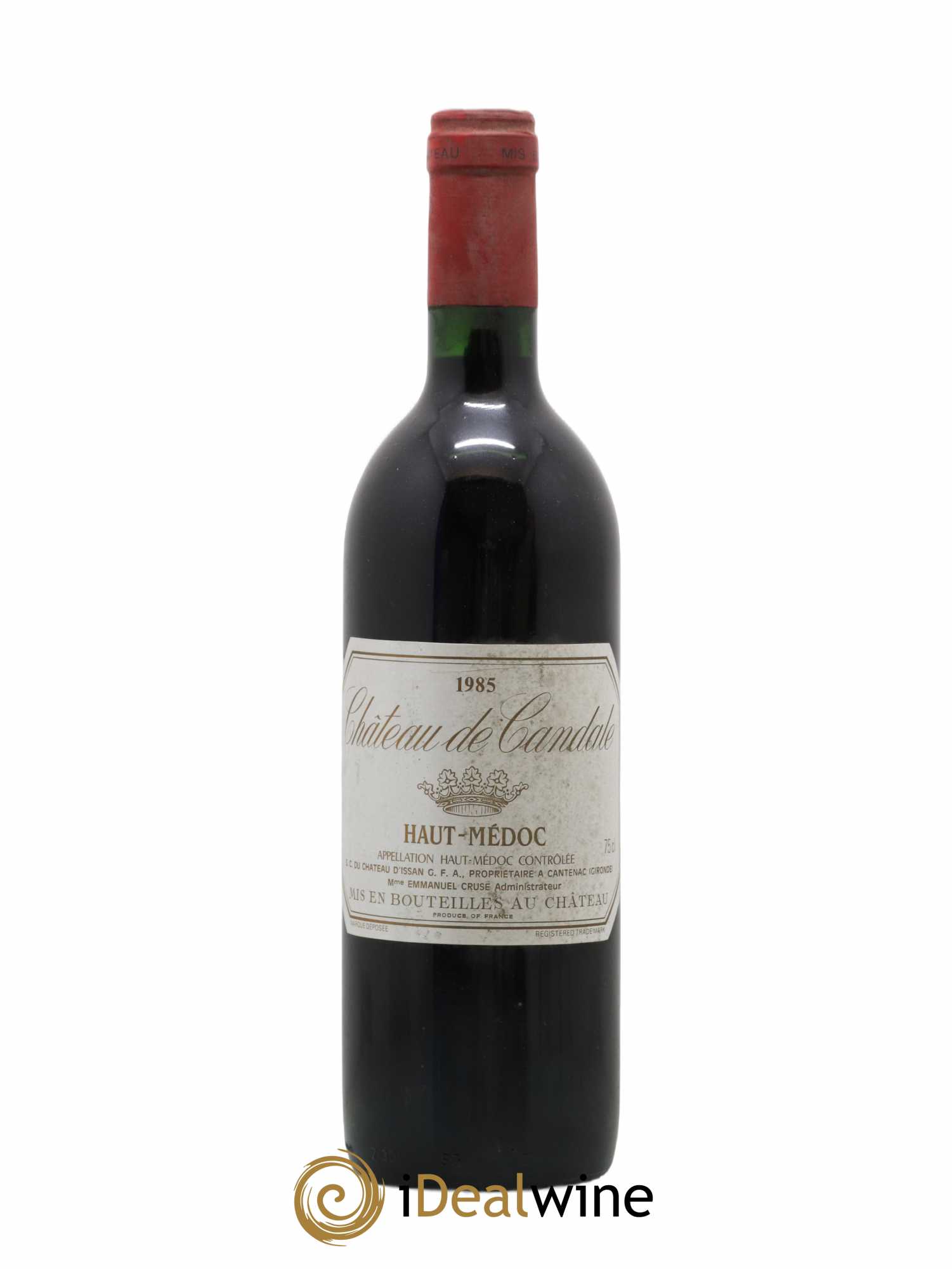 Haut Médoc Chateau de Candale (sans prix de réserve) 1985 - Lot de 1 bouteille - 0