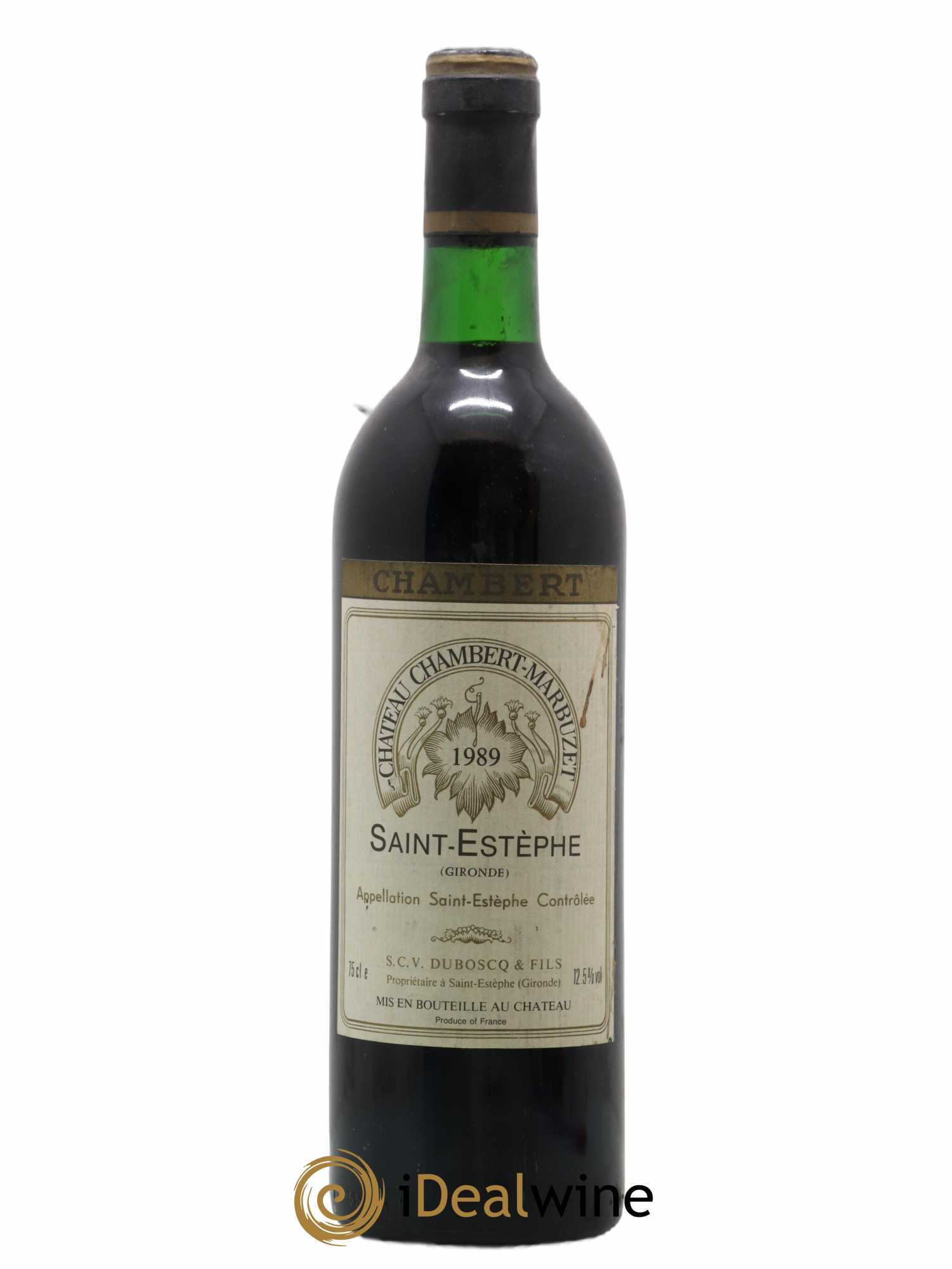 Château Chambert-Marbuzet Cru Bourgeois (sans prix de réserve) 1989 - Lot de 1 bouteille - 0