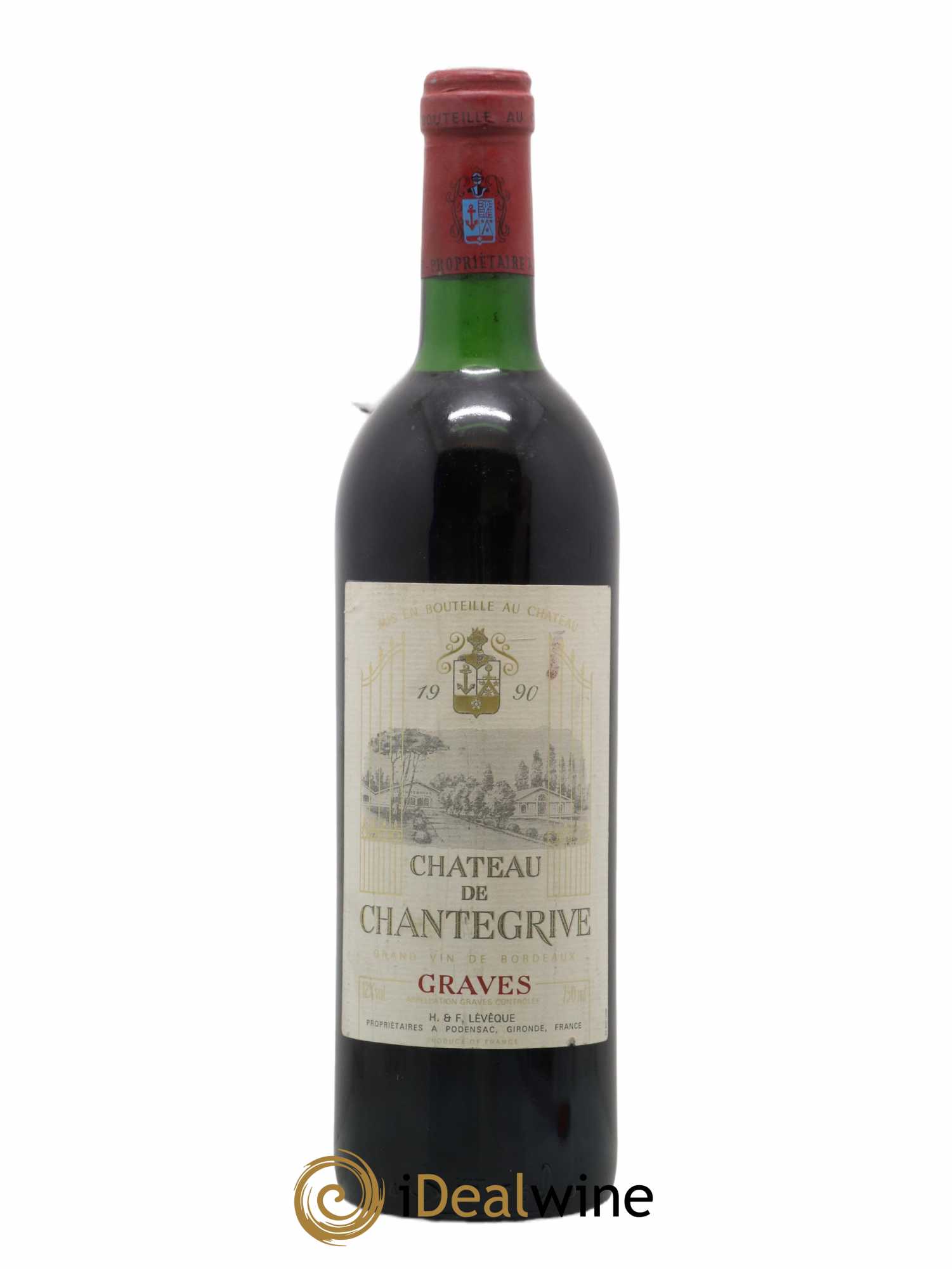 Château de Chantegrive (sans prix de réserve) 1990 - Lot de 1 bouteille - 0
