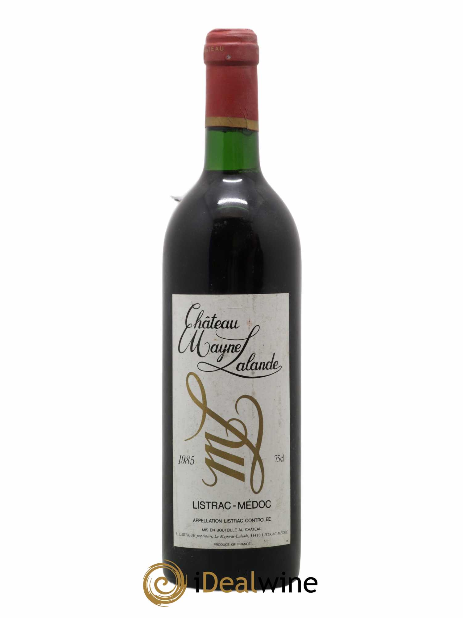 Château Mayne Lalande Cru Bourgeois 1985 - Lot de 1 bouteille - 0