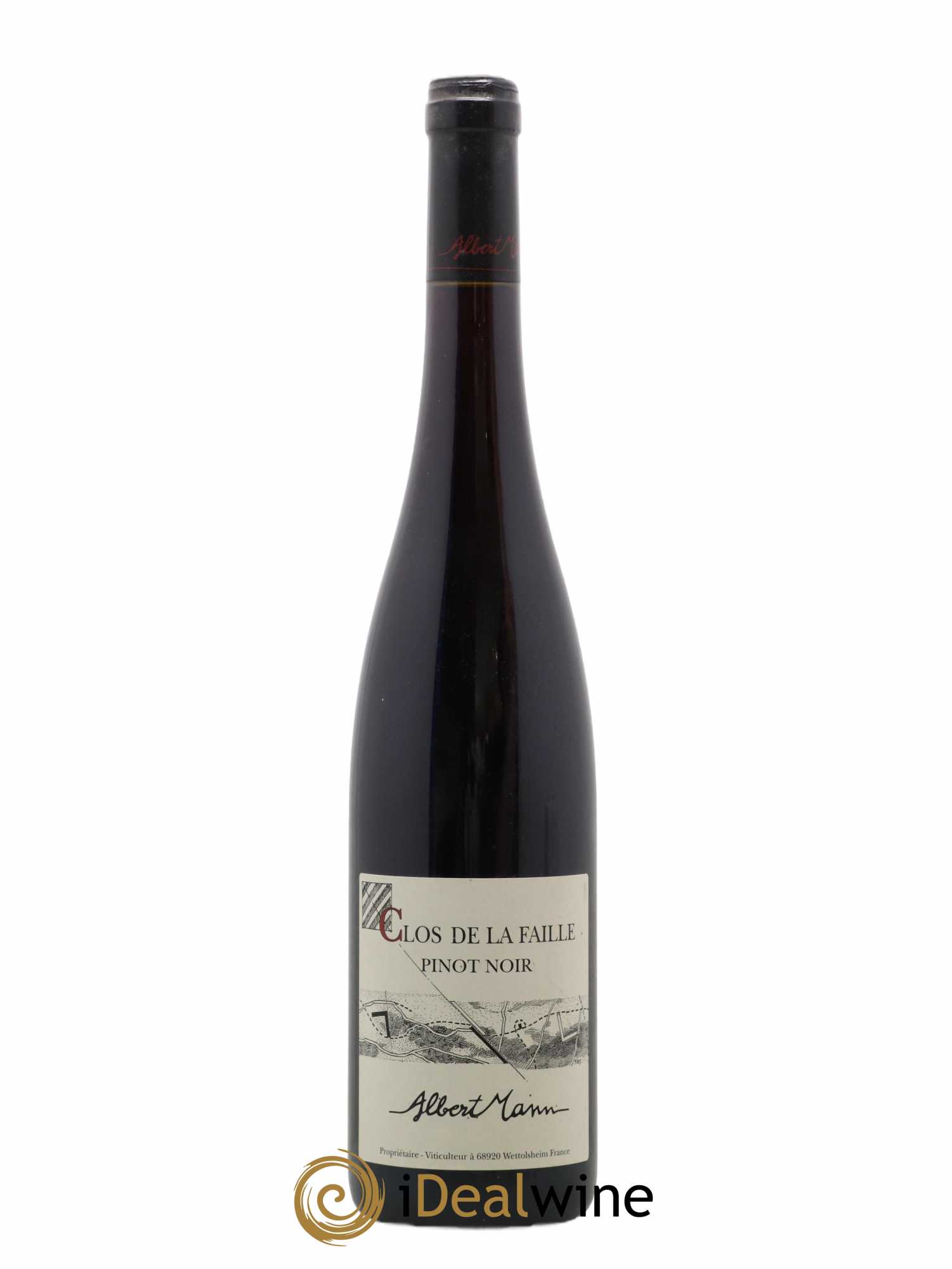 Alsace Pinot Noir Clos de la Faille Albert Mann 2001 - Lot de 1 bouteille - 0