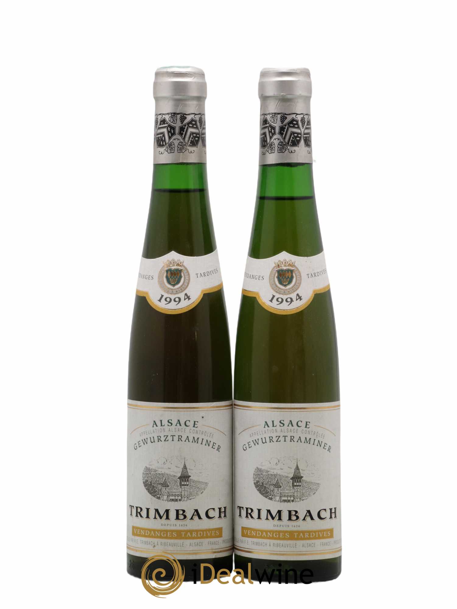 Alsace Gewurztraminer Vendanges Tardives Trimbach (Domaine) (senza prezzo di riserva) 1994 - Lotto di 2 mezze bottiglie - 0