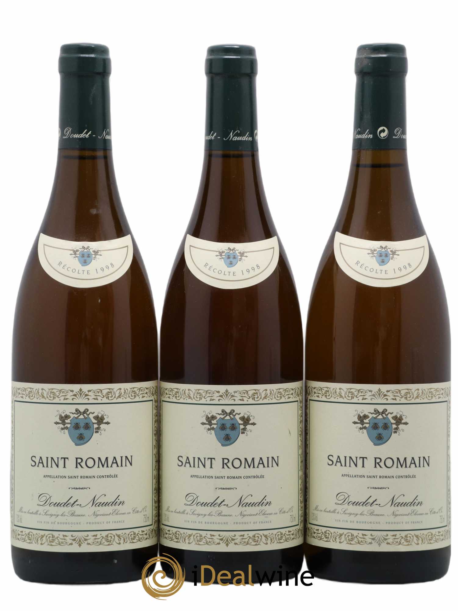 Saint-Romain Domaine Doudet (sans prix de réserve) 1998 - Lot de 3 bouteilles - 0