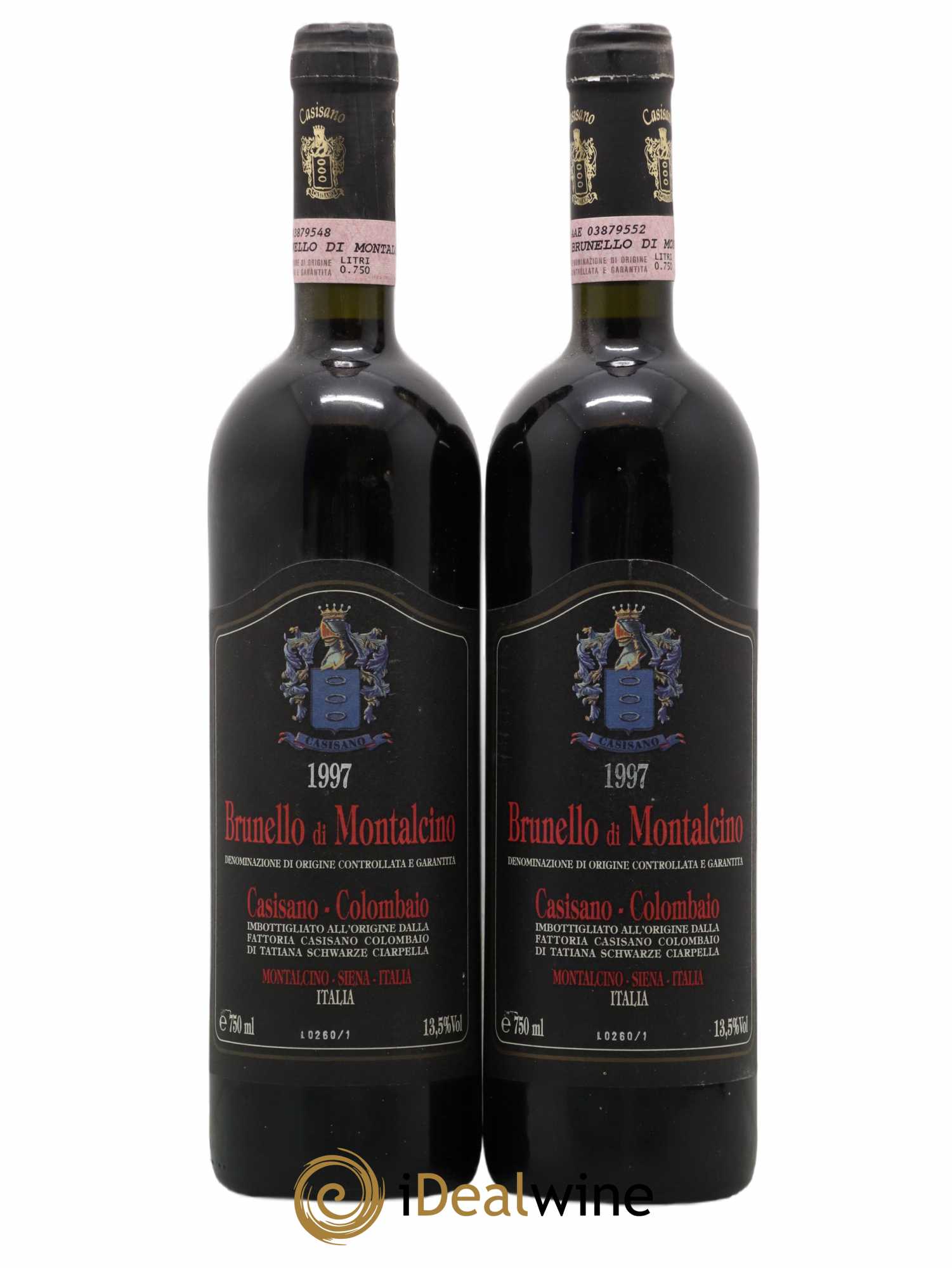 Brunello di Montalcino Fattoria Casisano-Colombaio 1997 - Lot de 2 bouteilles - 0