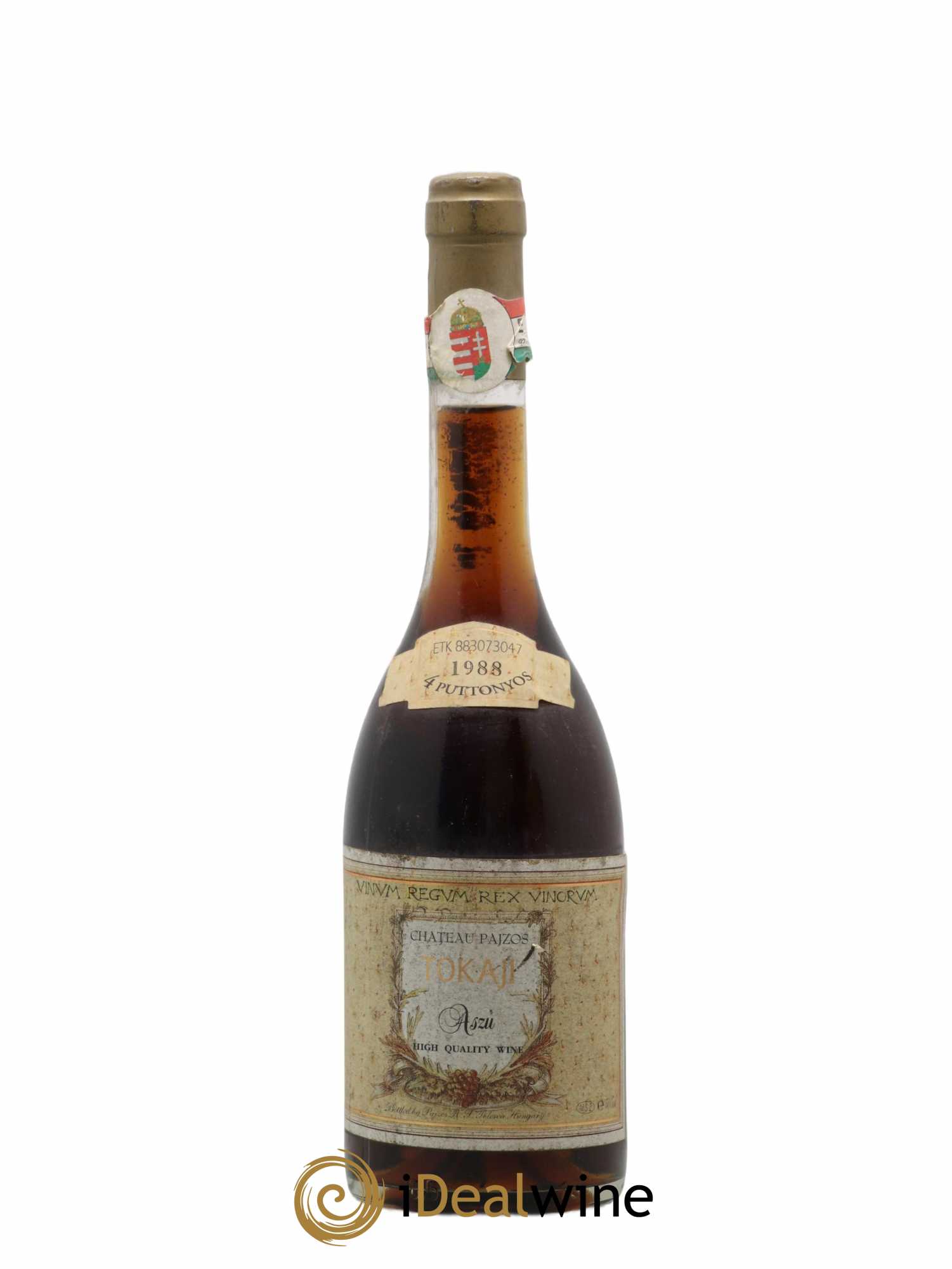 Tokaji Aszu 4 Puttonyos Château Pajzos 50cl 1988 - Lotto di 1 bottiglia - 0