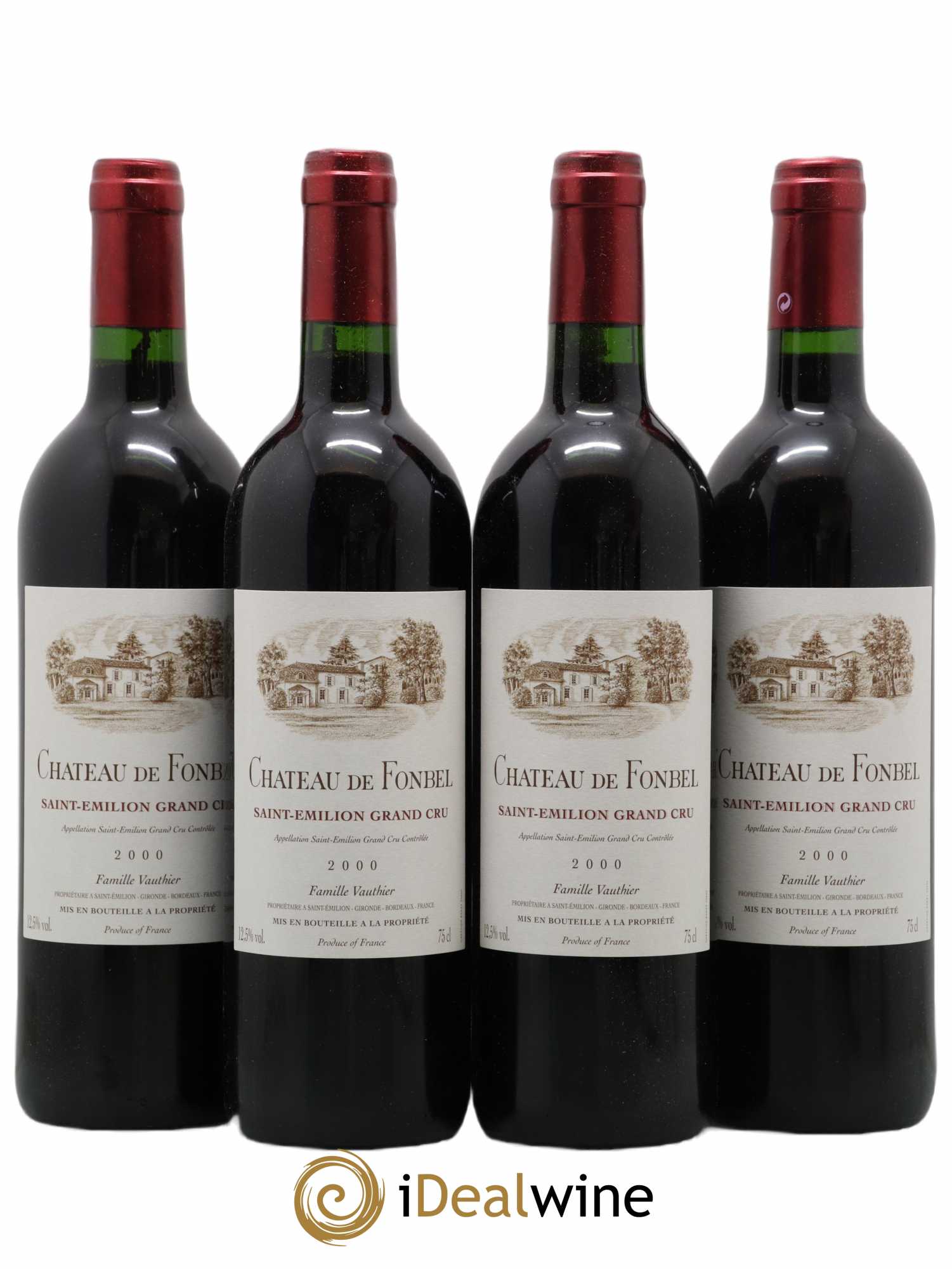 Château de Fonbel 2000 - Lot de 4 bouteilles - 0