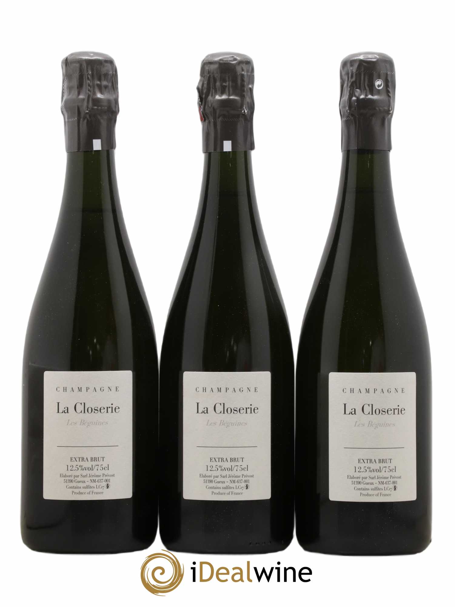 Les Béguines Extra-Brut Jérôme Prévost 2017 - Lot de 3 bouteilles - 0