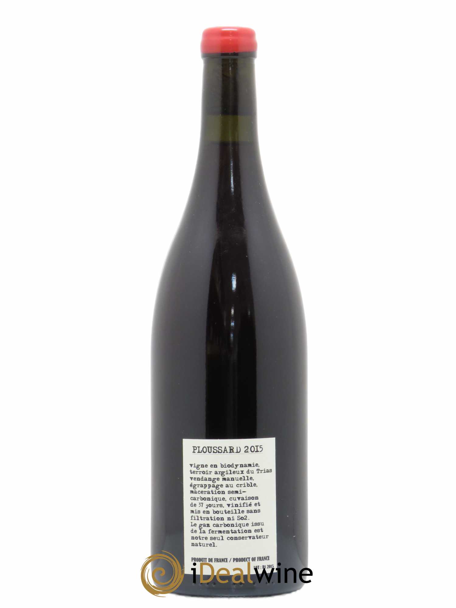 Arbois Ploussard Adeline Houillon & Renaud Bruyère 2015 - Lot de 1 bouteille - 1