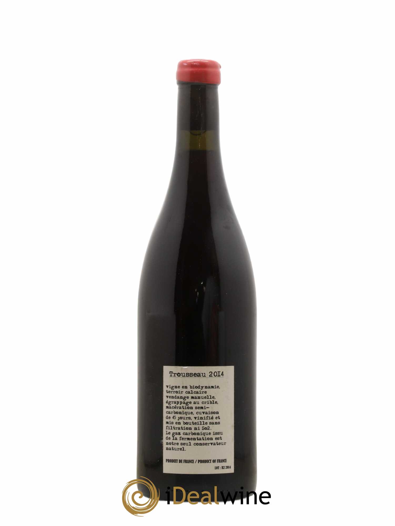 Arbois Trousseau Adeline Houillon & Renaud Bruyère 2014 - Lot de 1 bouteille - 1