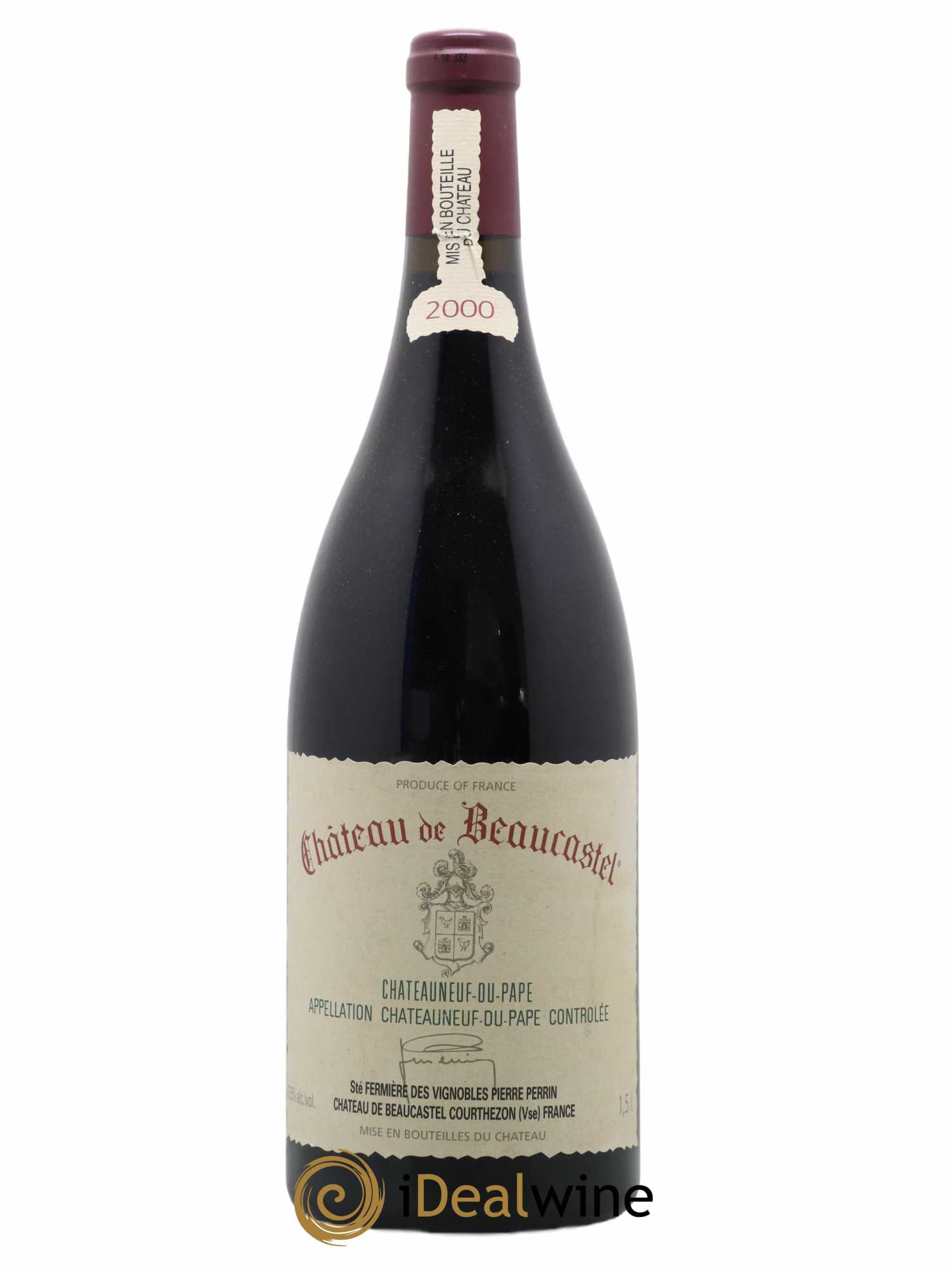 Châteauneuf-du-Pape Château de Beaucastel Famille Perrin 2000 - Lot de 1 magnum - 0