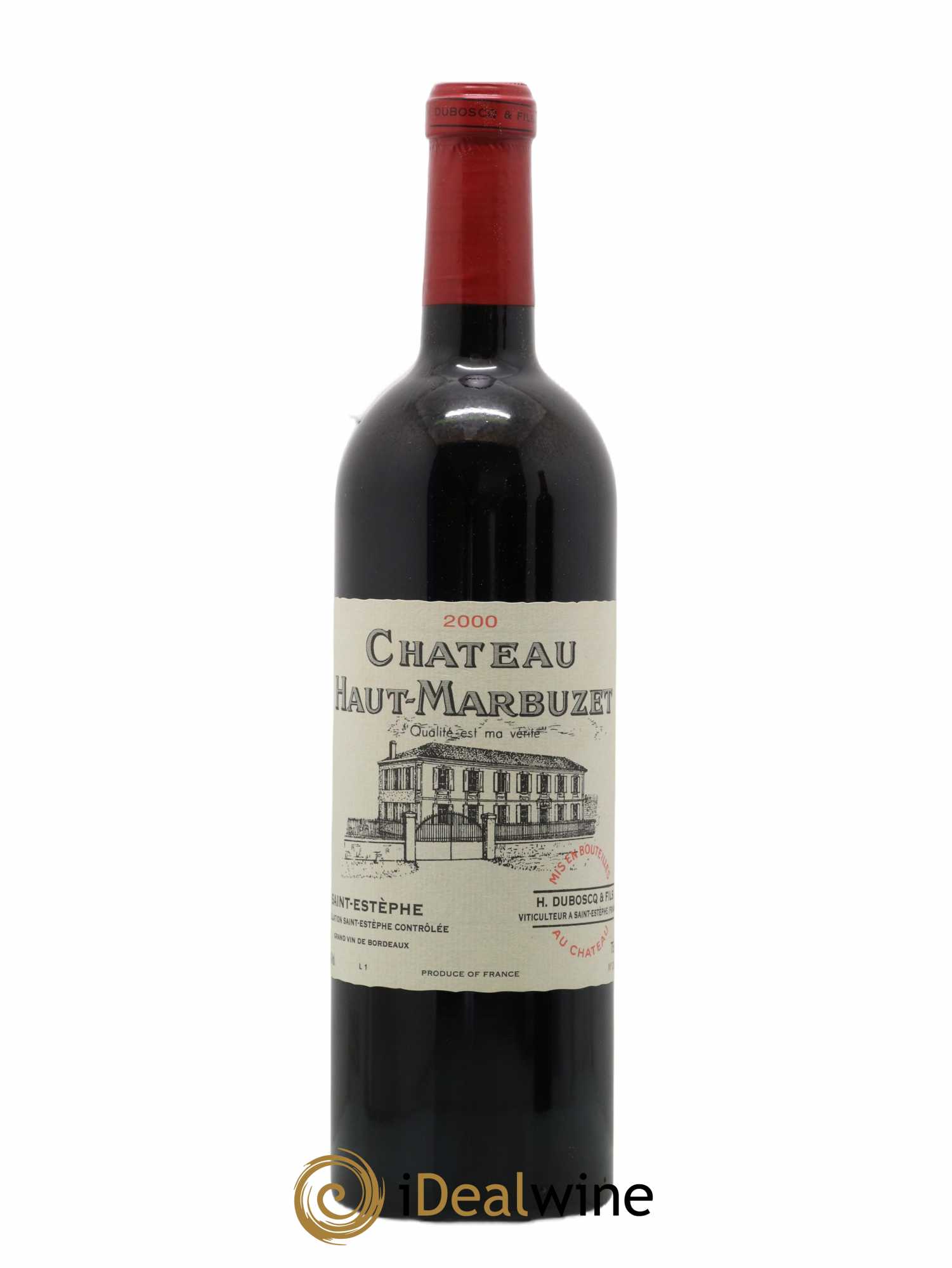 Château Haut Marbuzet 2000 - Lot de 1 bouteille - 0