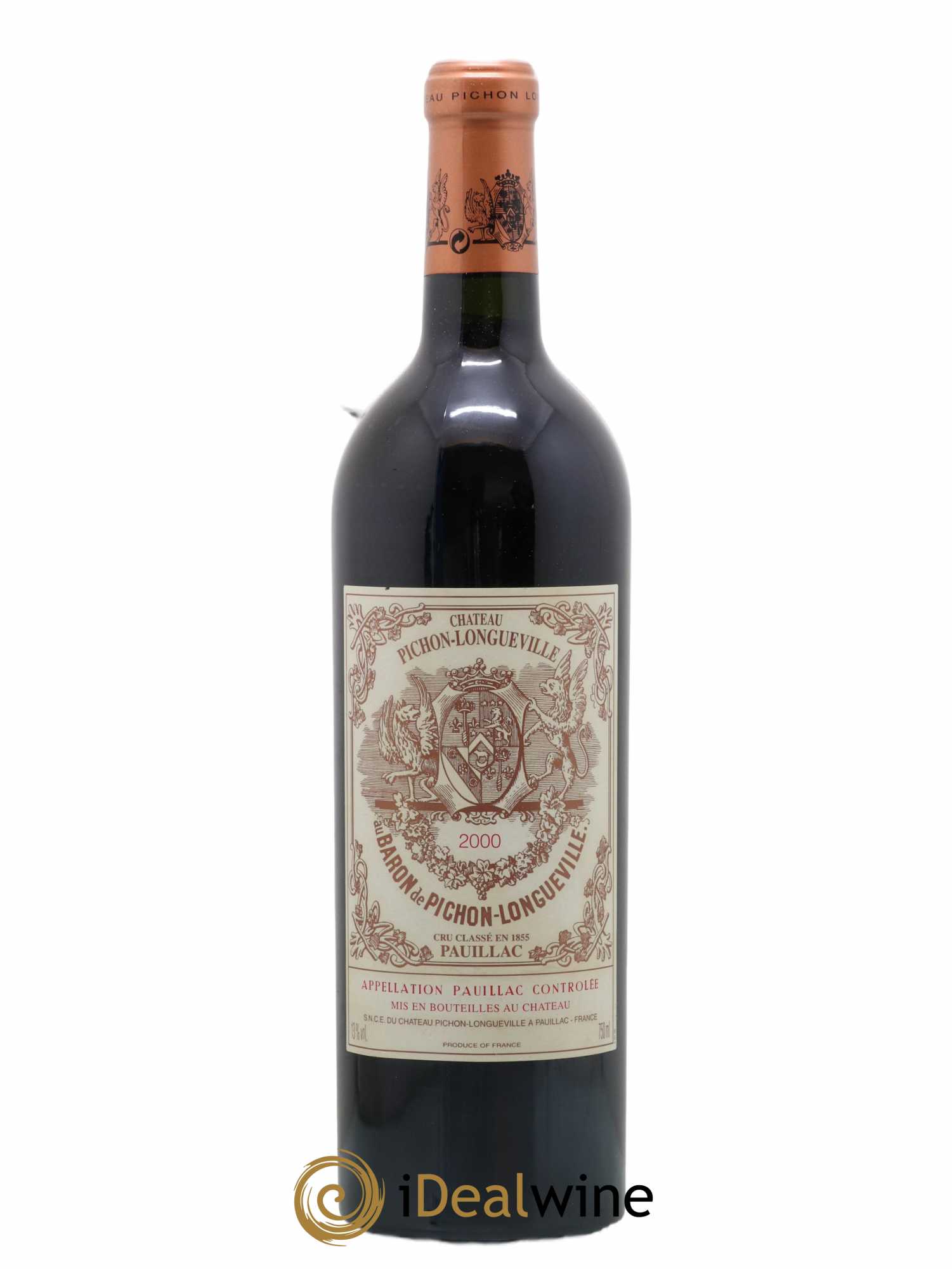 Pichon Longueville Baron 2ème Grand Cru Classé 2000 - Lot de 1 bouteille - 0