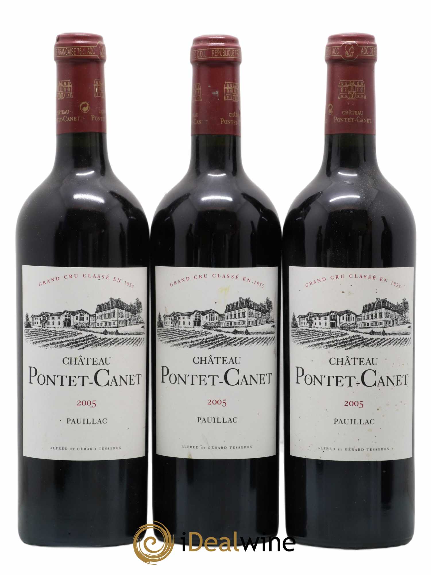 Château Pontet Canet 5ème Grand Cru Classé 2005 - Lot de 6 bouteilles - 3