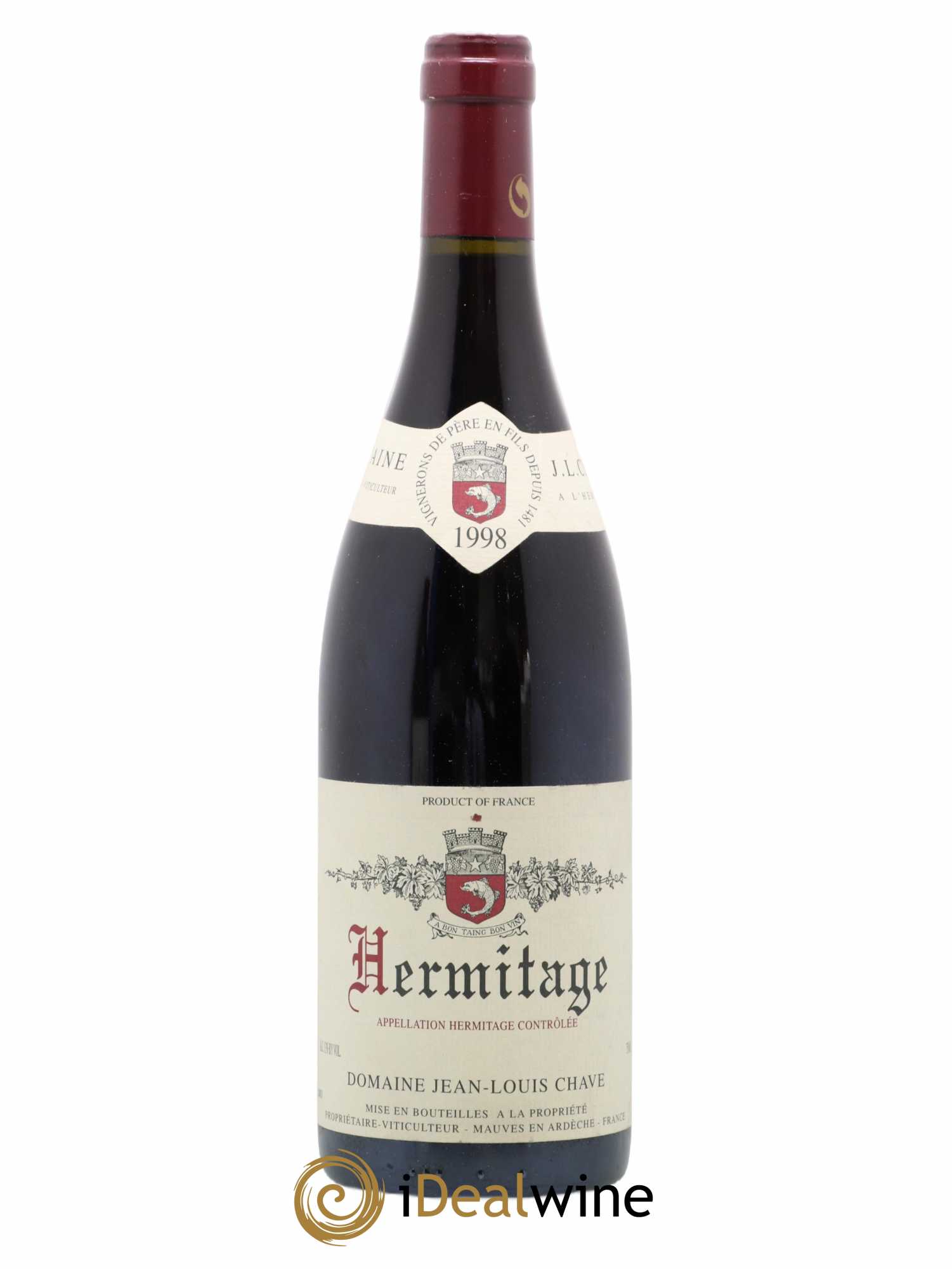 Hermitage Jean-Louis Chave 1998 - Lot de 1 bouteille - 0