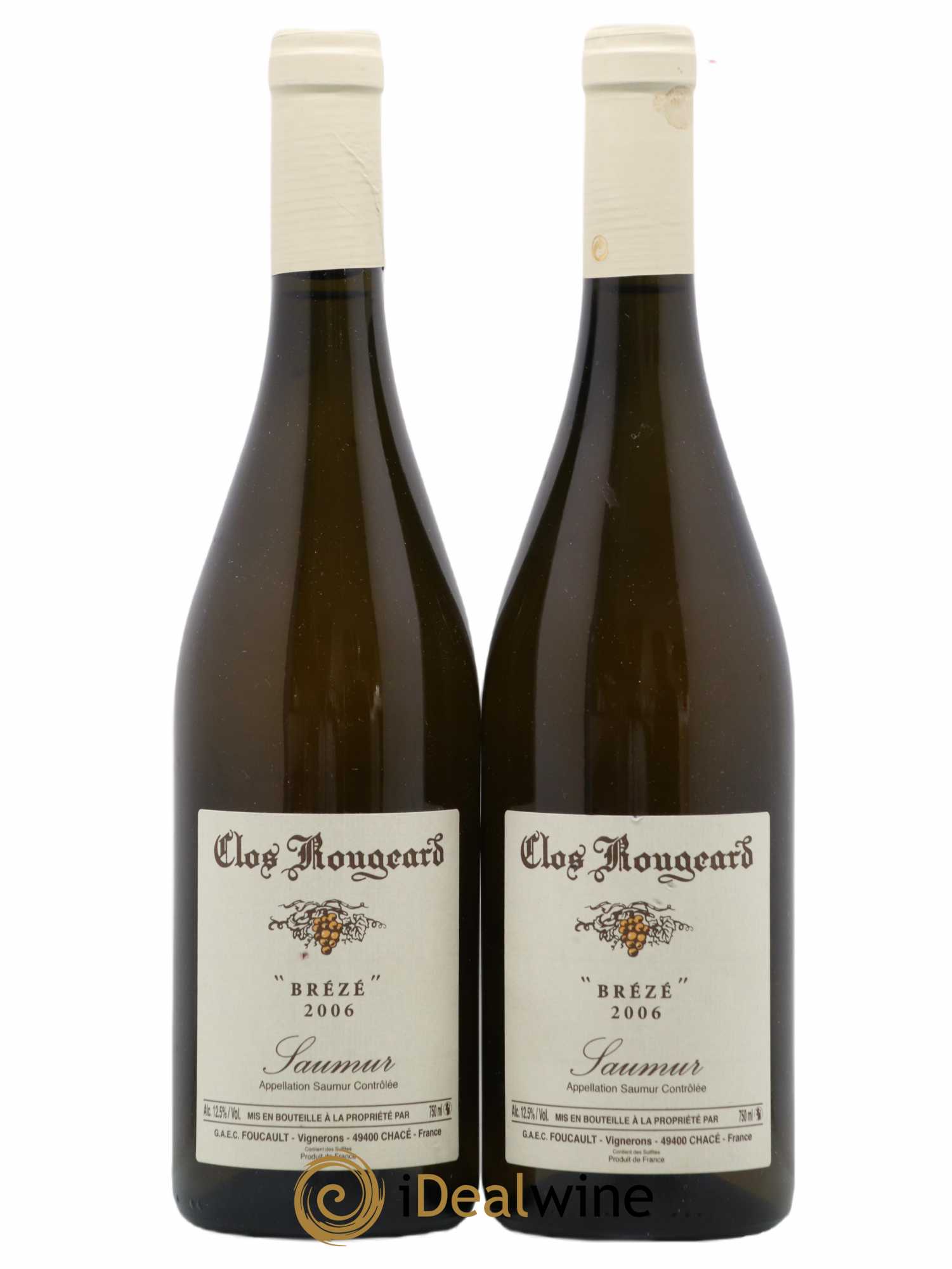 Saumur Brézé Clos Rougeard 2006 - Lot de 2 bouteilles - 0
