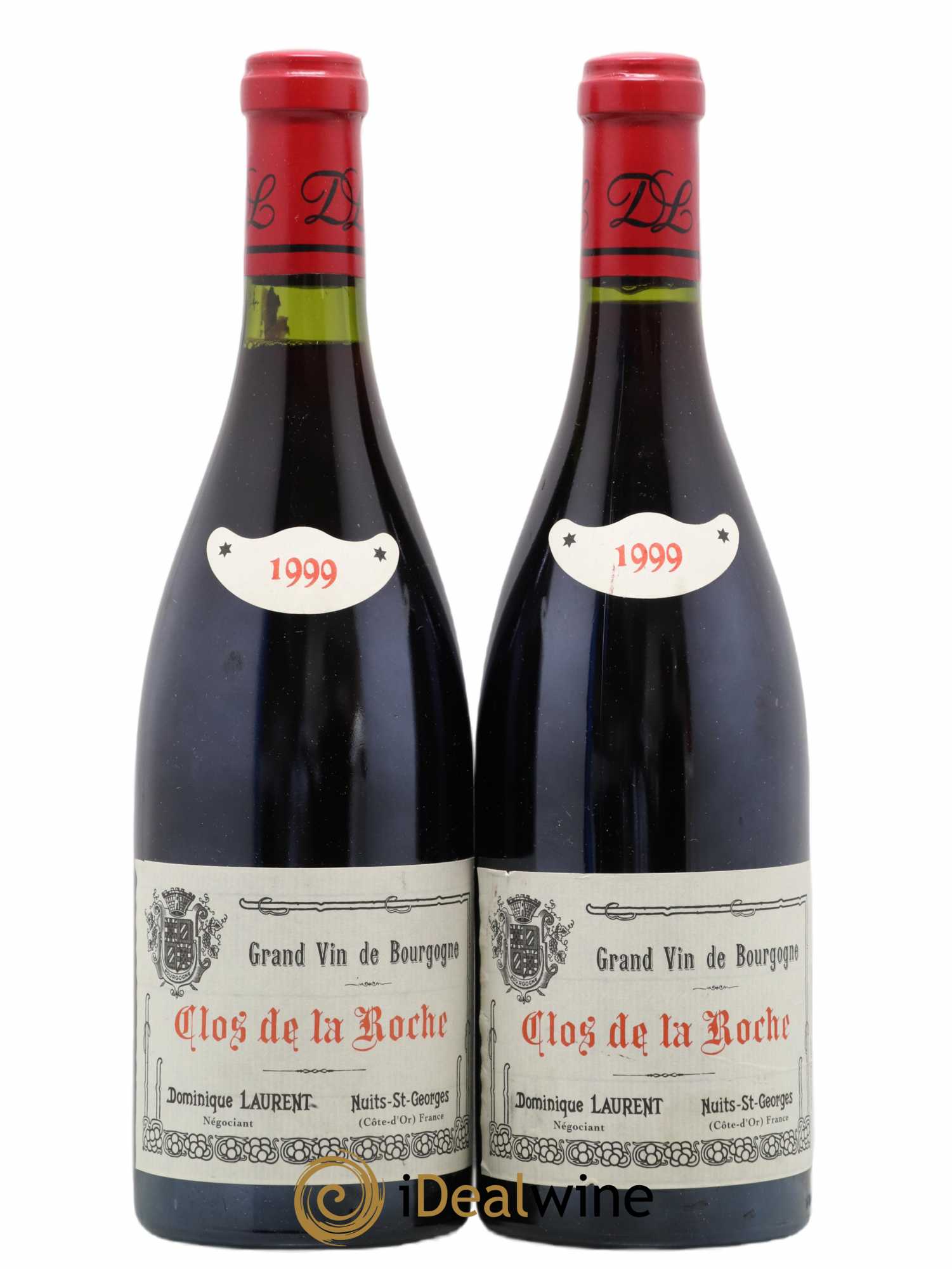 Clos de la Roche Grand Cru Dominique Laurent 1999 - Lot de 2 bouteilles - 0