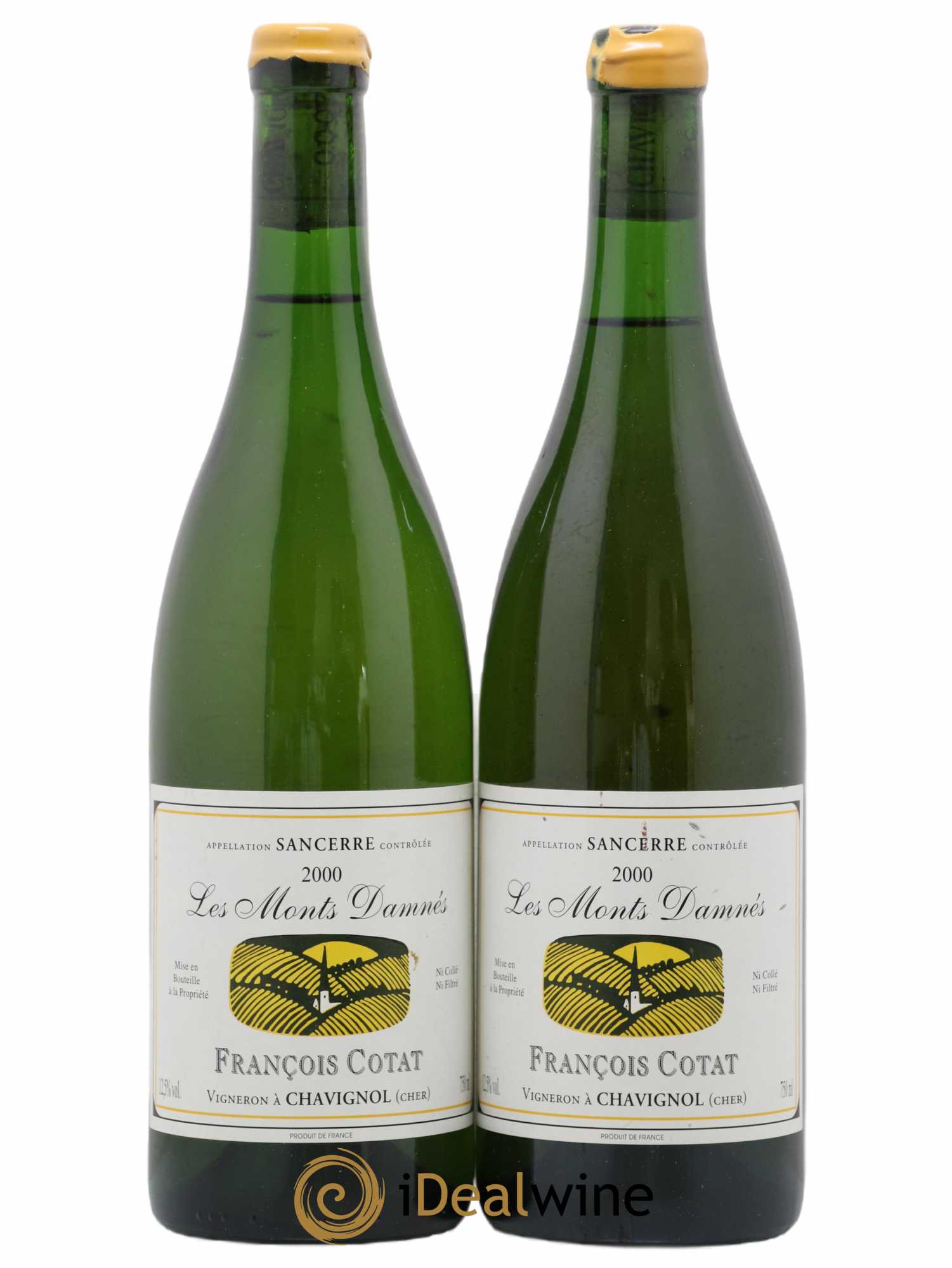 Sancerre Les Monts Damnés François Cotat 2000 - Lot de 2 bouteilles - 0