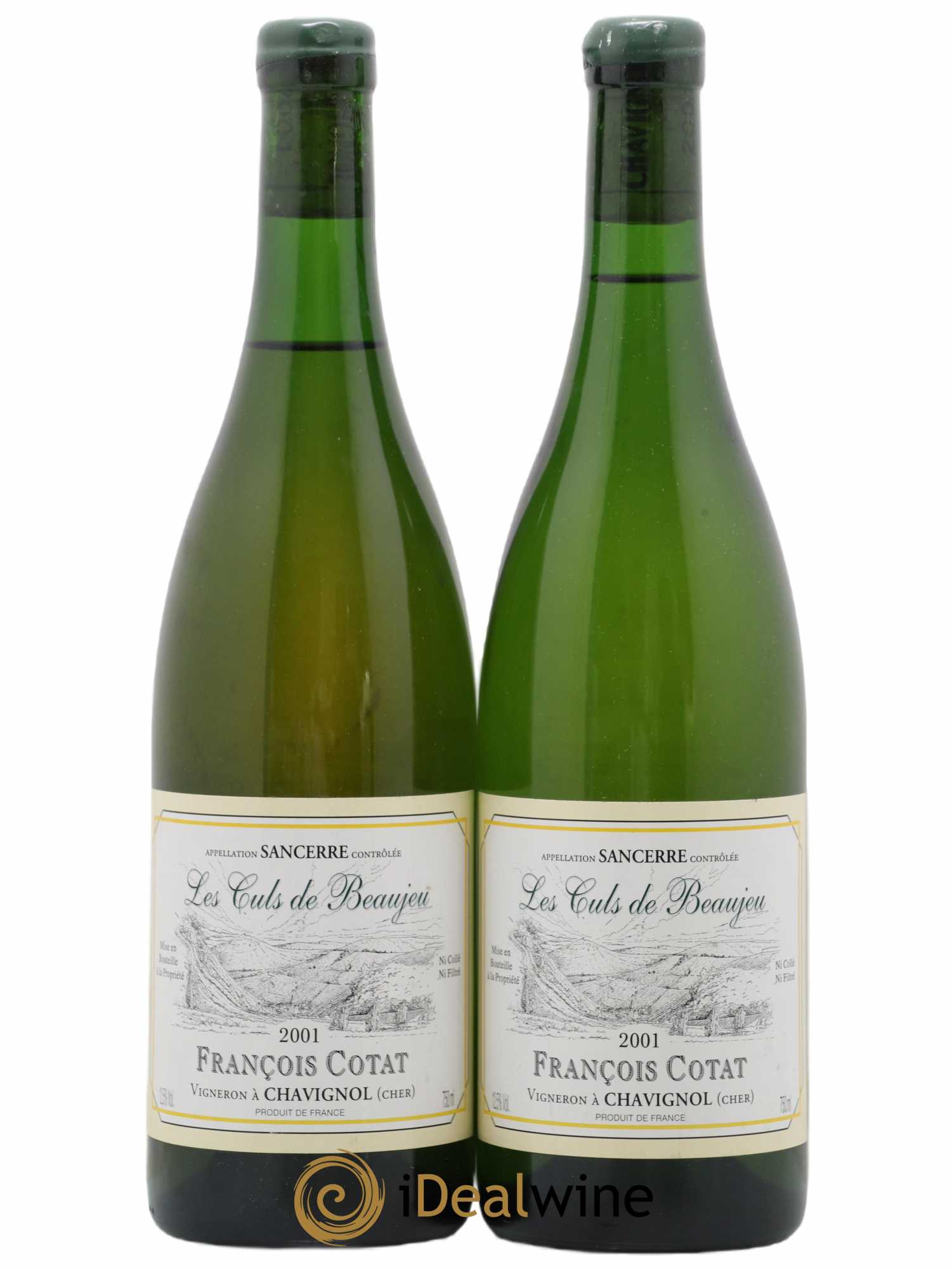 Sancerre Les Culs de Beaujeu François Cotat 2001 - Lot de 2 bouteilles - 0