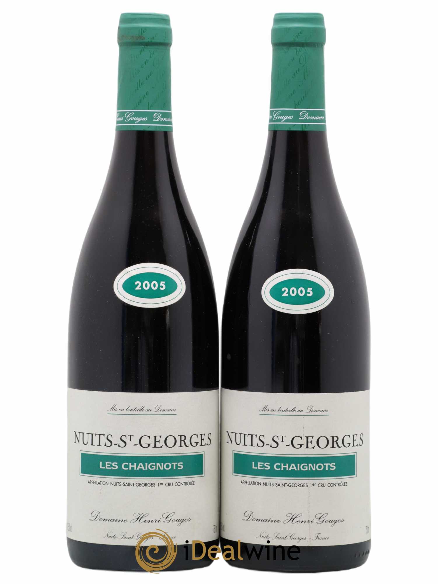 Nuits-Saint-Georges 1er Cru Les Chaignots Henri Gouges 2005 - Lot of 2 bottles - 0