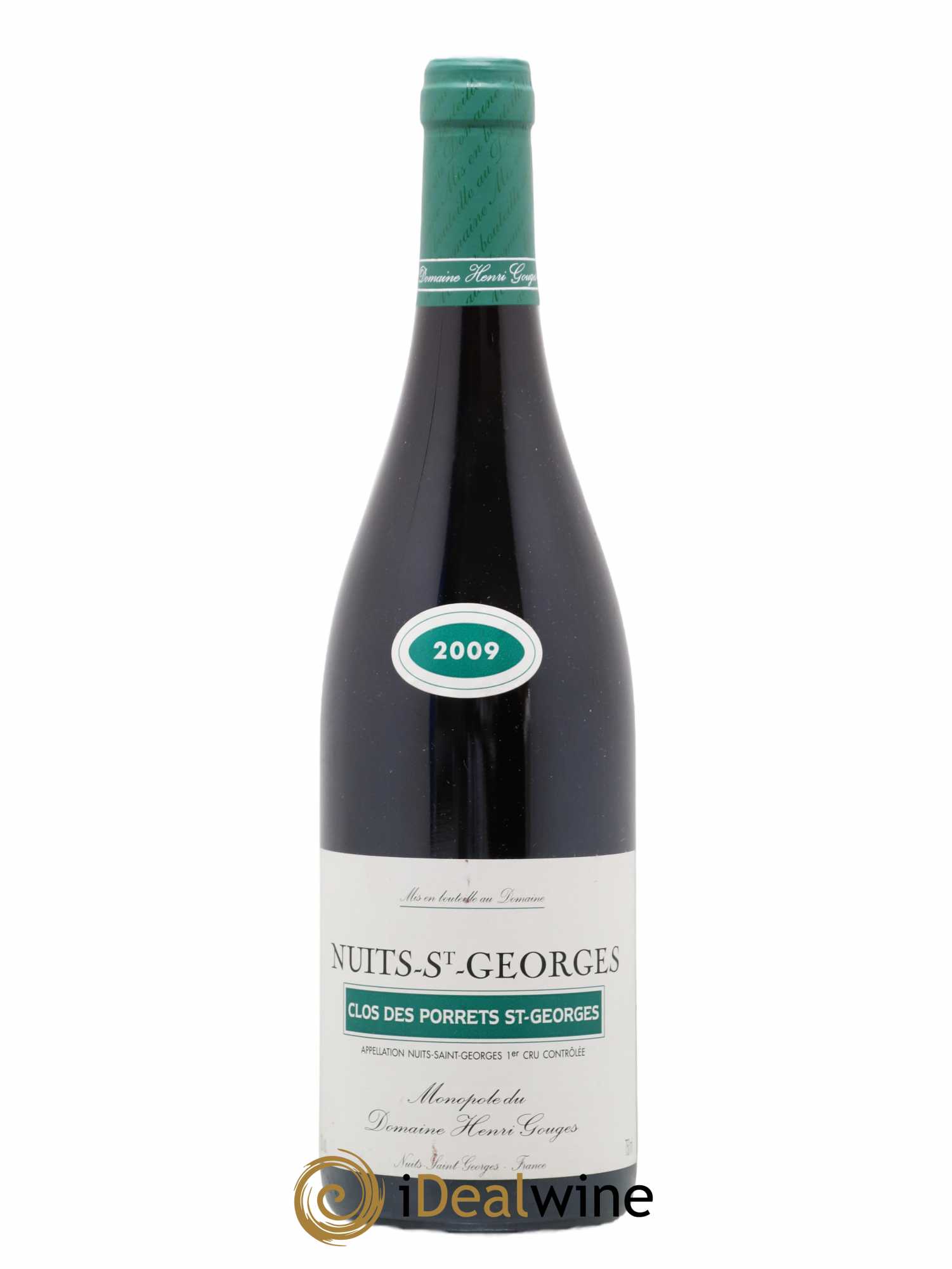 Nuits-Saint-Georges 1er Cru Clos des Porrets St Georges Henri Gouges 2009 - Lot de 1 bouteille - 0
