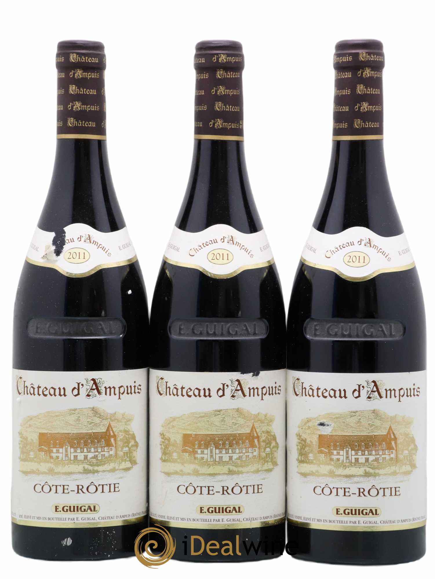 Côte-Rôtie Château d'Ampuis Guigal 2011 - Lot de 3 bouteilles - 0